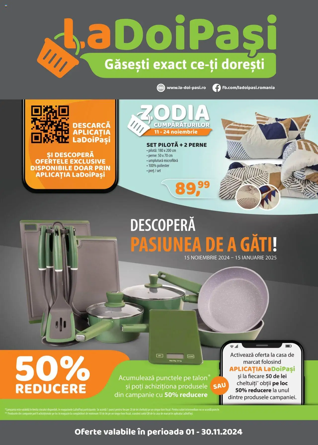 Catalog La Doi Pași 1 - 30 Noiembrie 2024 | Pagina 1