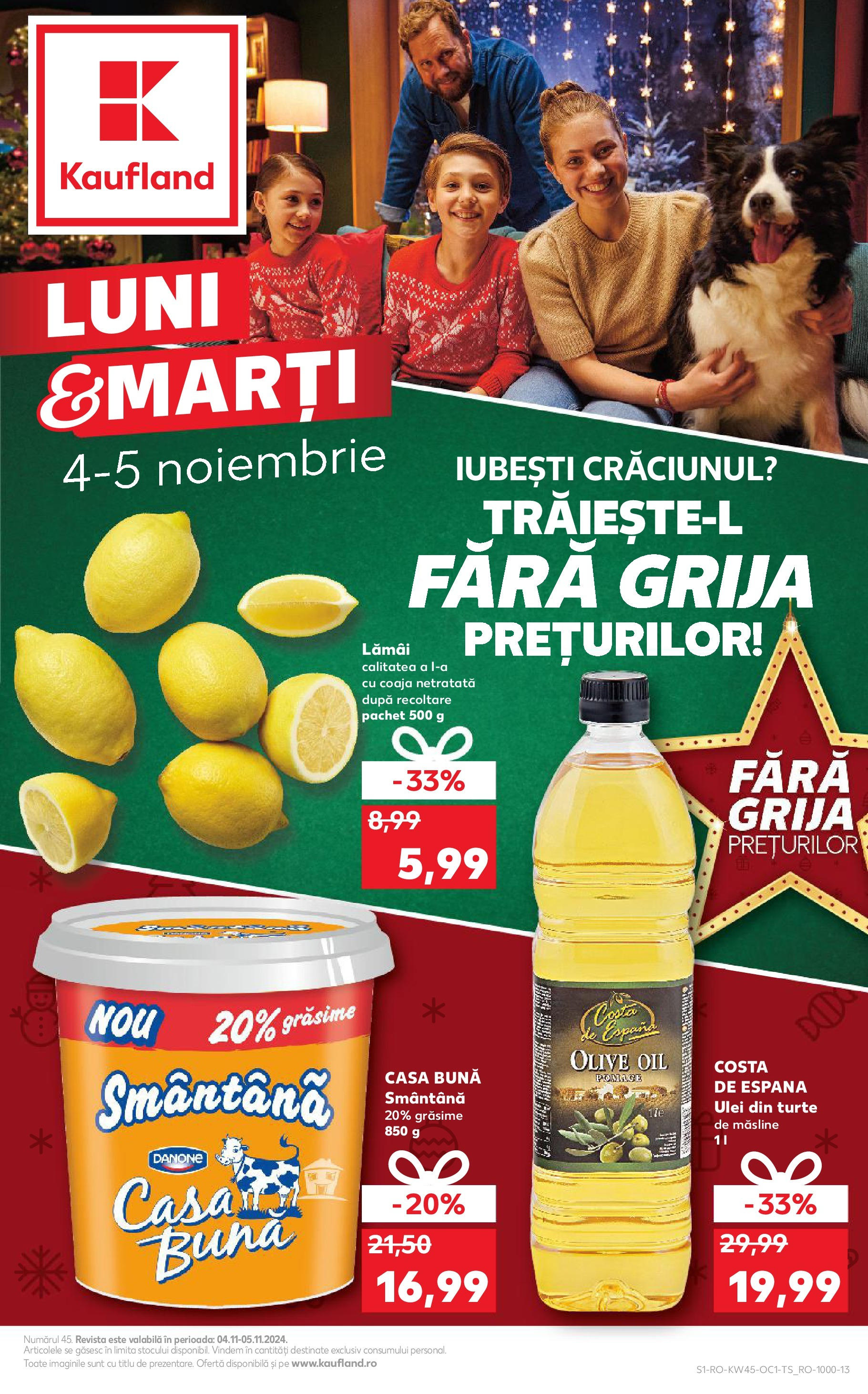 Catalog Kaufland 4 - 5 Noiembrie 2024 | Pagina 1