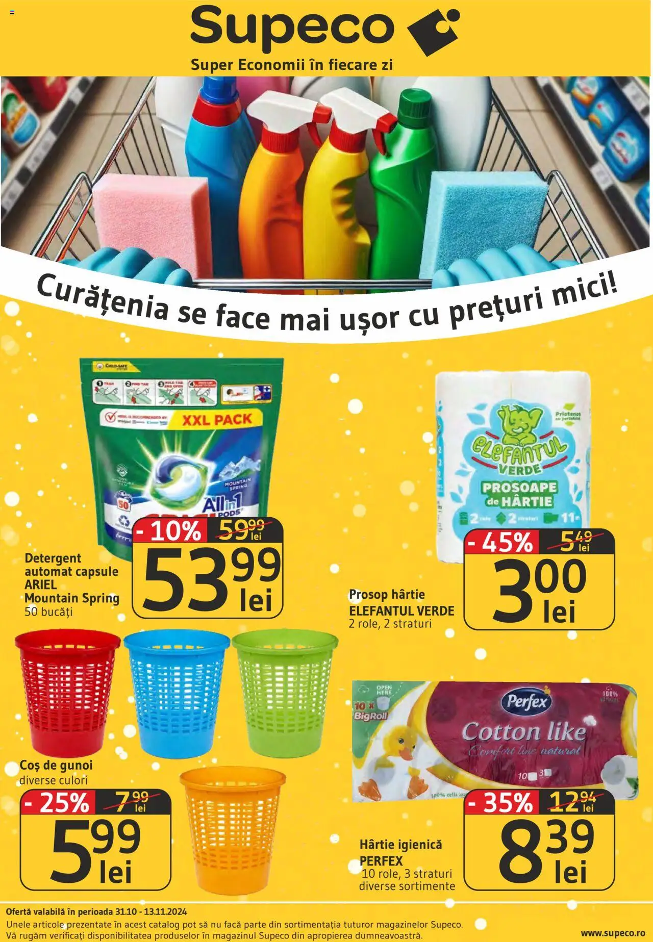 Catalog Supeco 31 Octombrie - 13 Noiembrie 2024 | Pagina 1