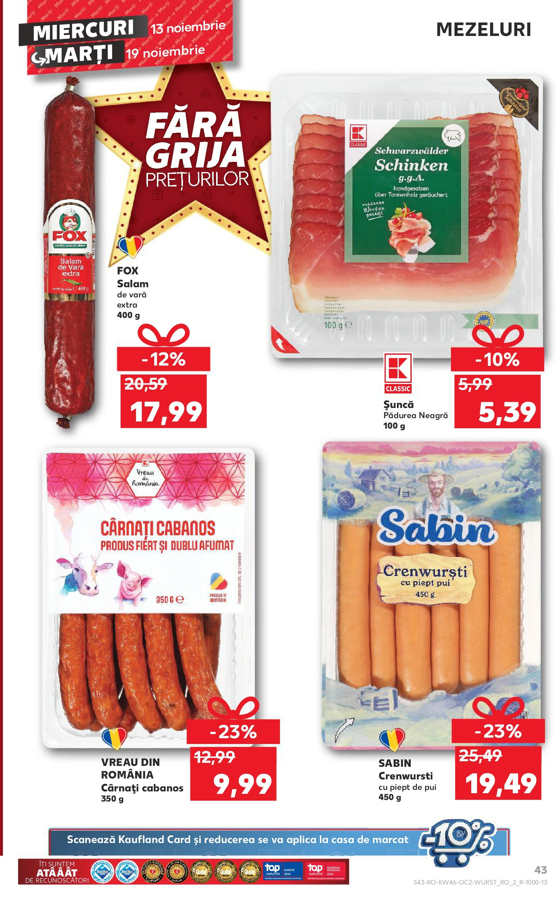 Catalog Kaufland 13 - 19 Noiembrie 2024 | Pagina 43