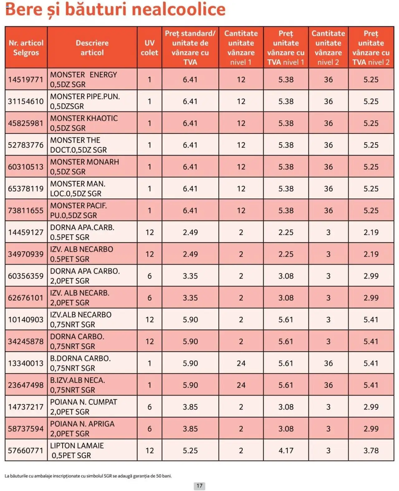 Catalog Selgros 1 - 30 Noiembrie 2024 | Pagina 17