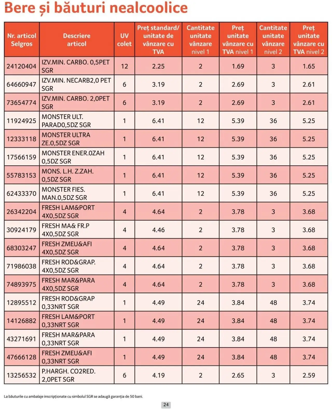 Catalog Selgros 1 - 30 Noiembrie 2024 | Pagina 24