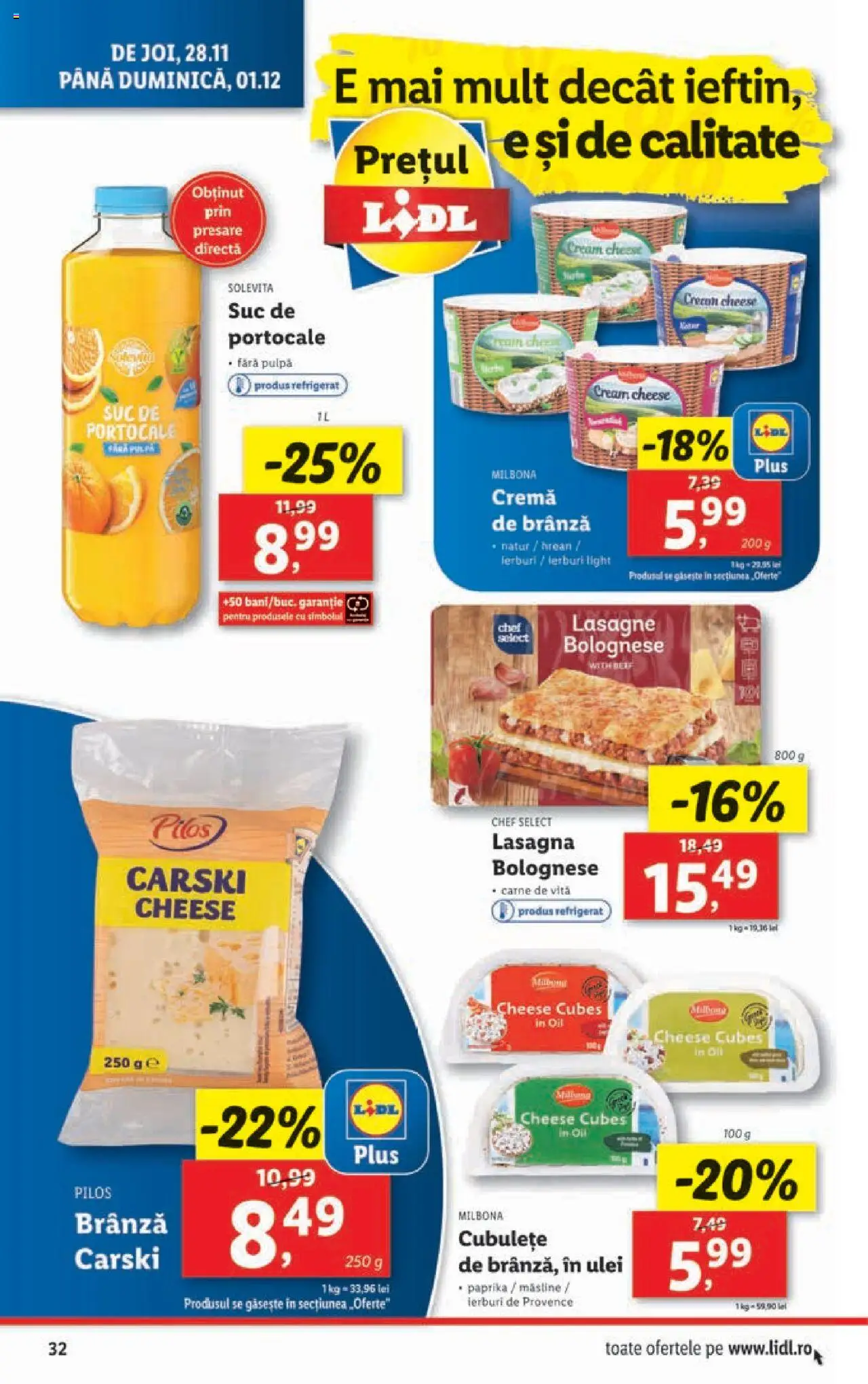 Catalog LIDL 25 Noiembrie - 1 Decembrie 2024 | Pagina 32