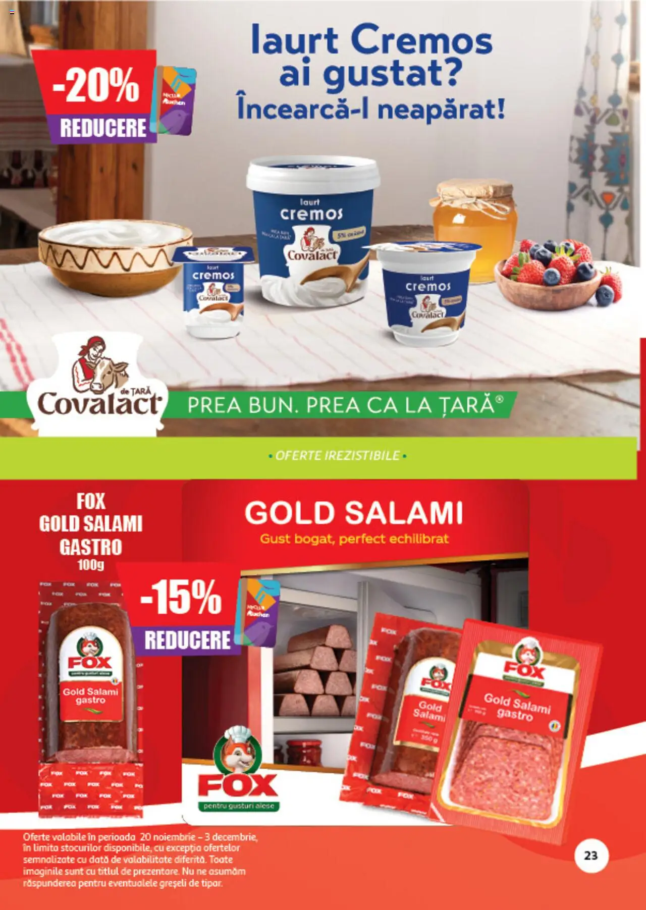 Catalog Auchan 20 Noiembrie - 3 Decembrie 2024 | Pagina 23