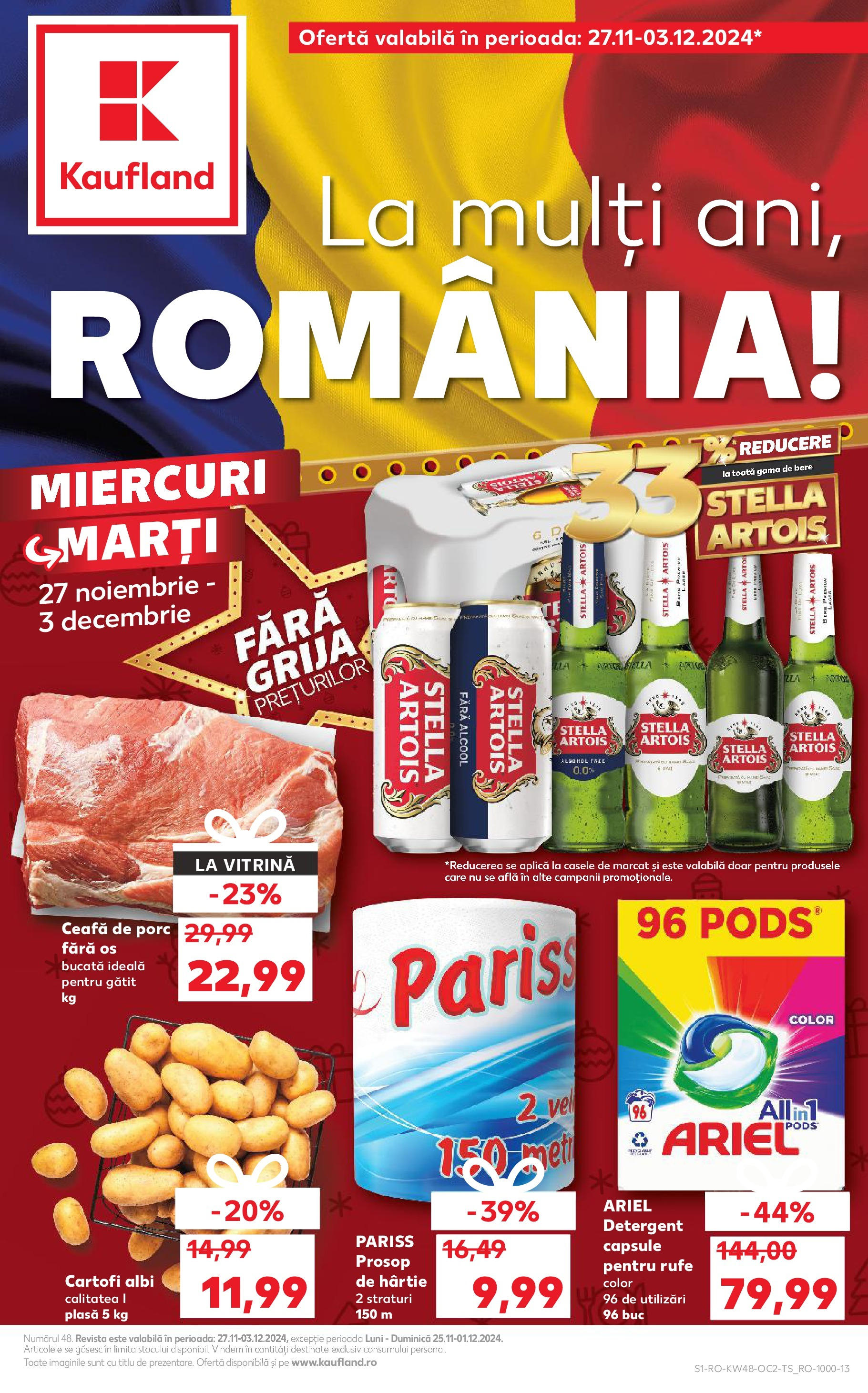 Catalog Kaufland 27 Noiembrie - 3 Decembrie 2024 | Pagina 1