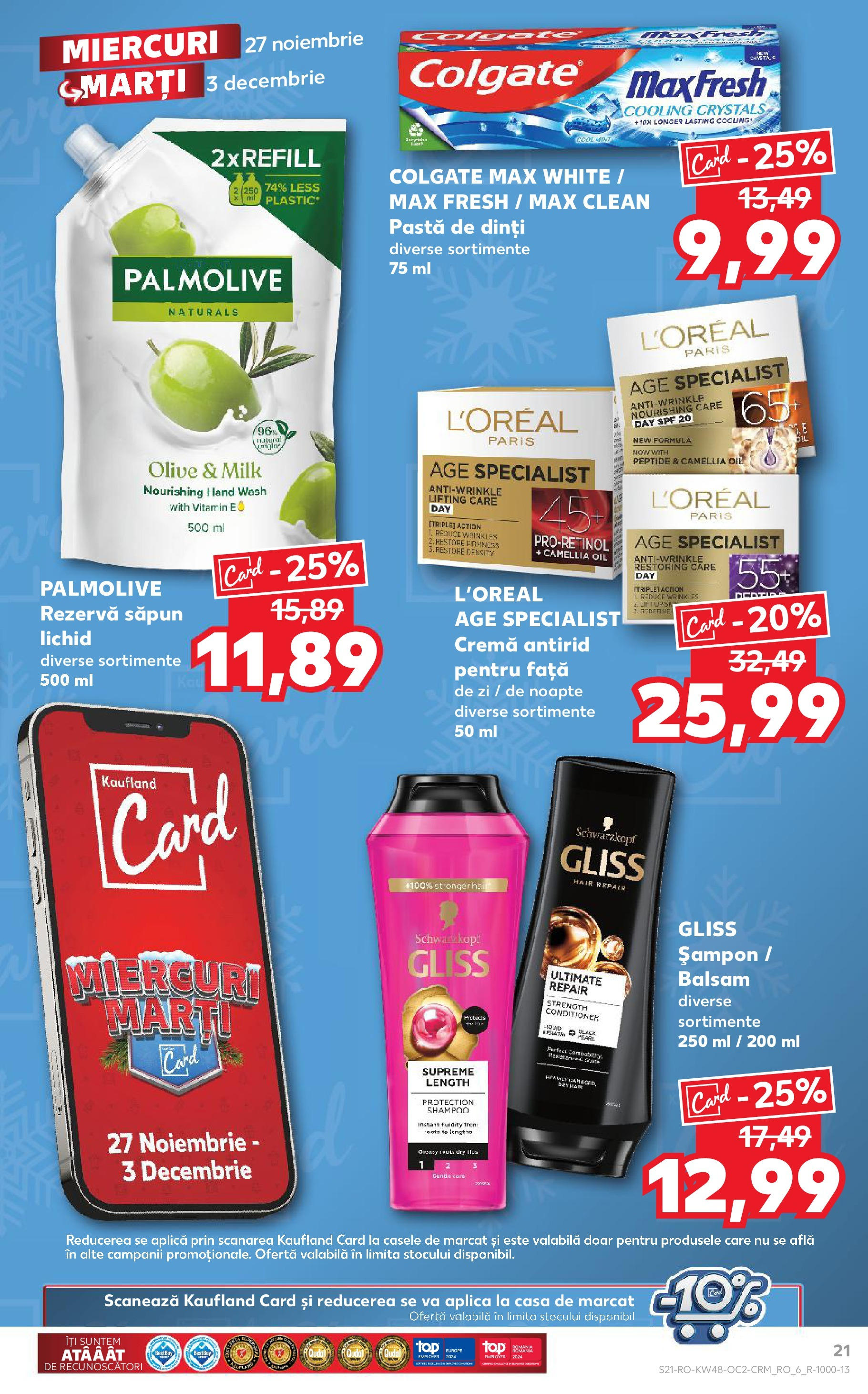 Catalog Kaufland 27 Noiembrie - 3 Decembrie 2024 | Pagina 21