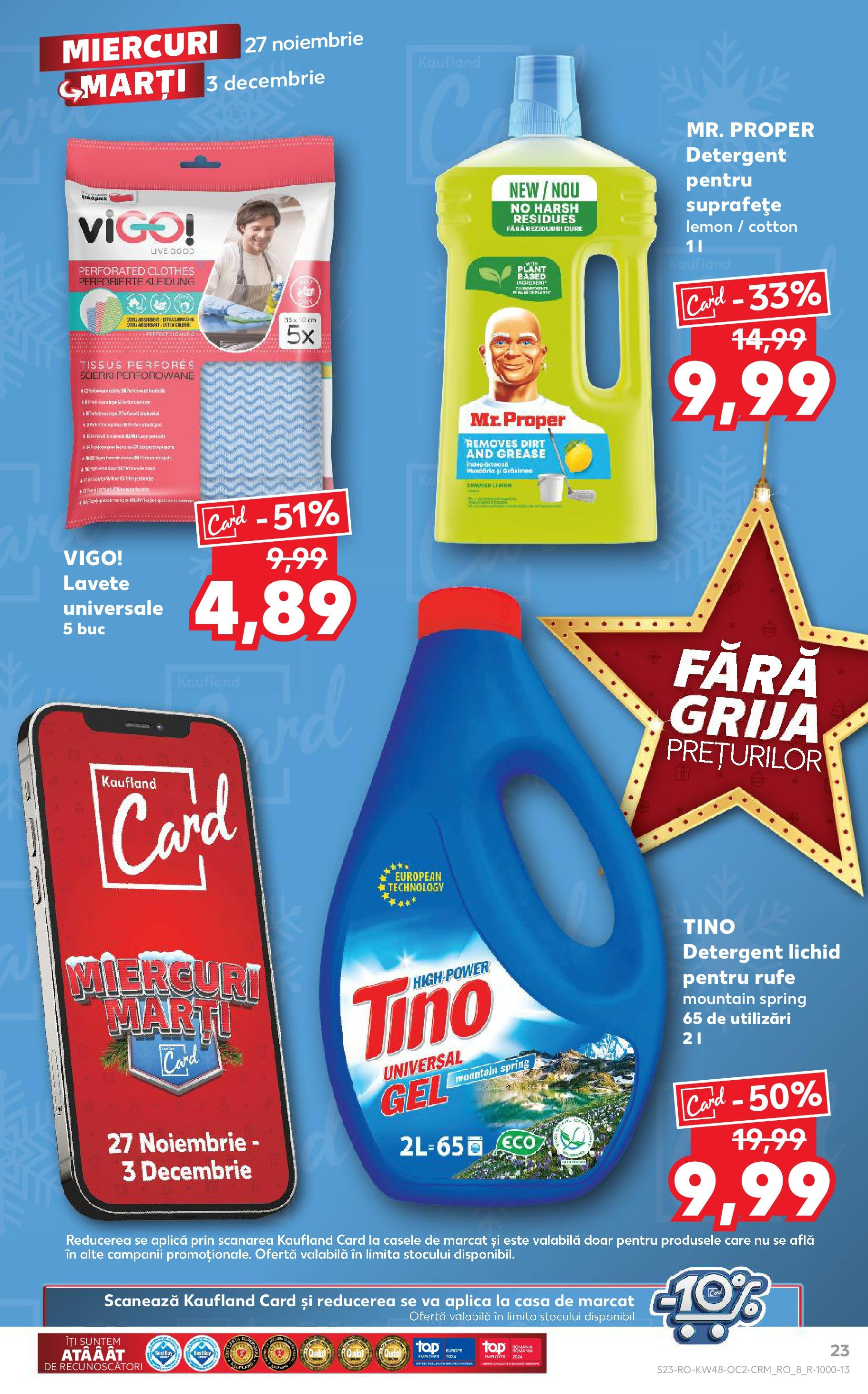 Catalog Kaufland 27 Noiembrie - 3 Decembrie 2024 | Pagina 23