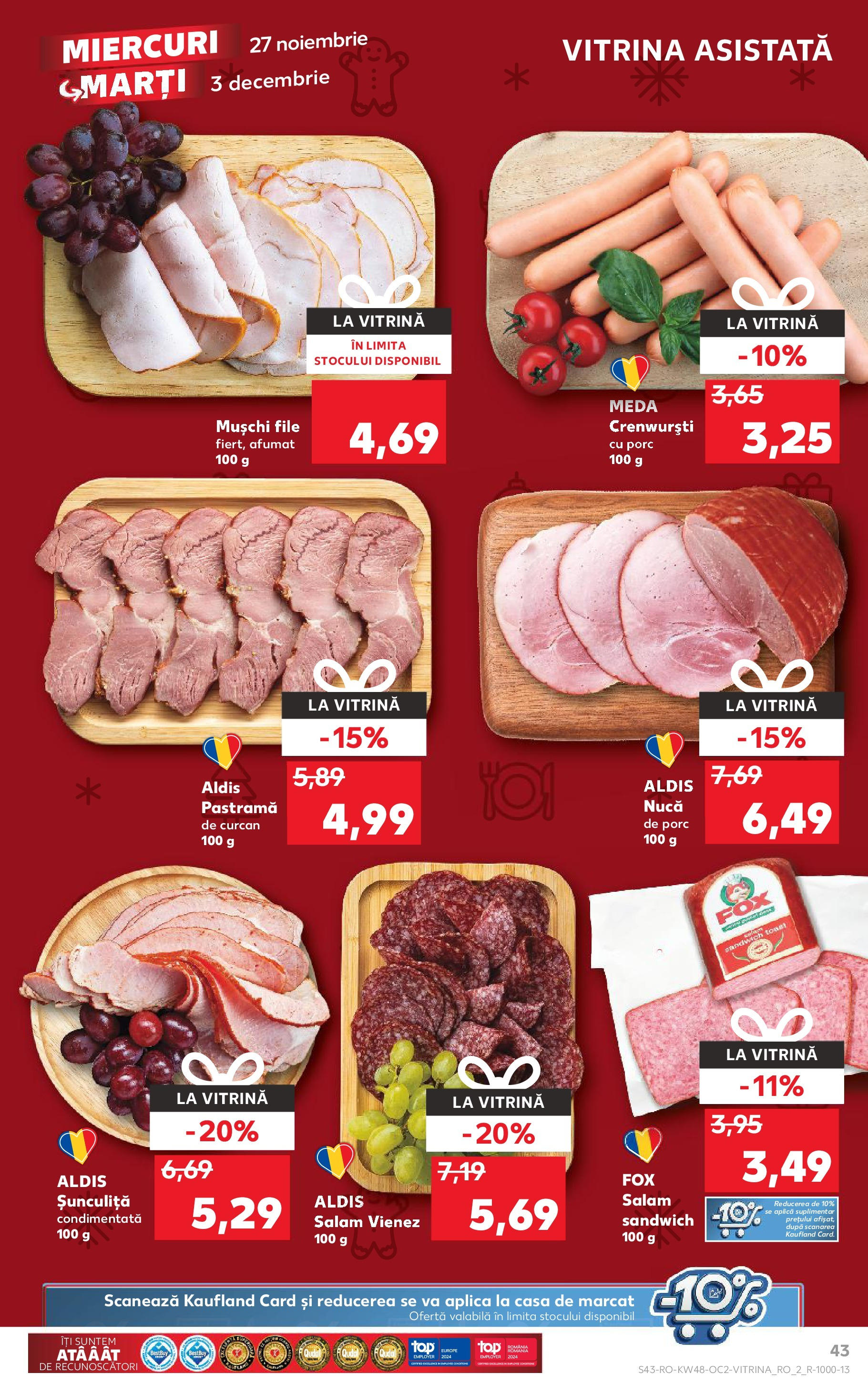 Catalog Kaufland 27 Noiembrie - 3 Decembrie 2024 | Pagina 43