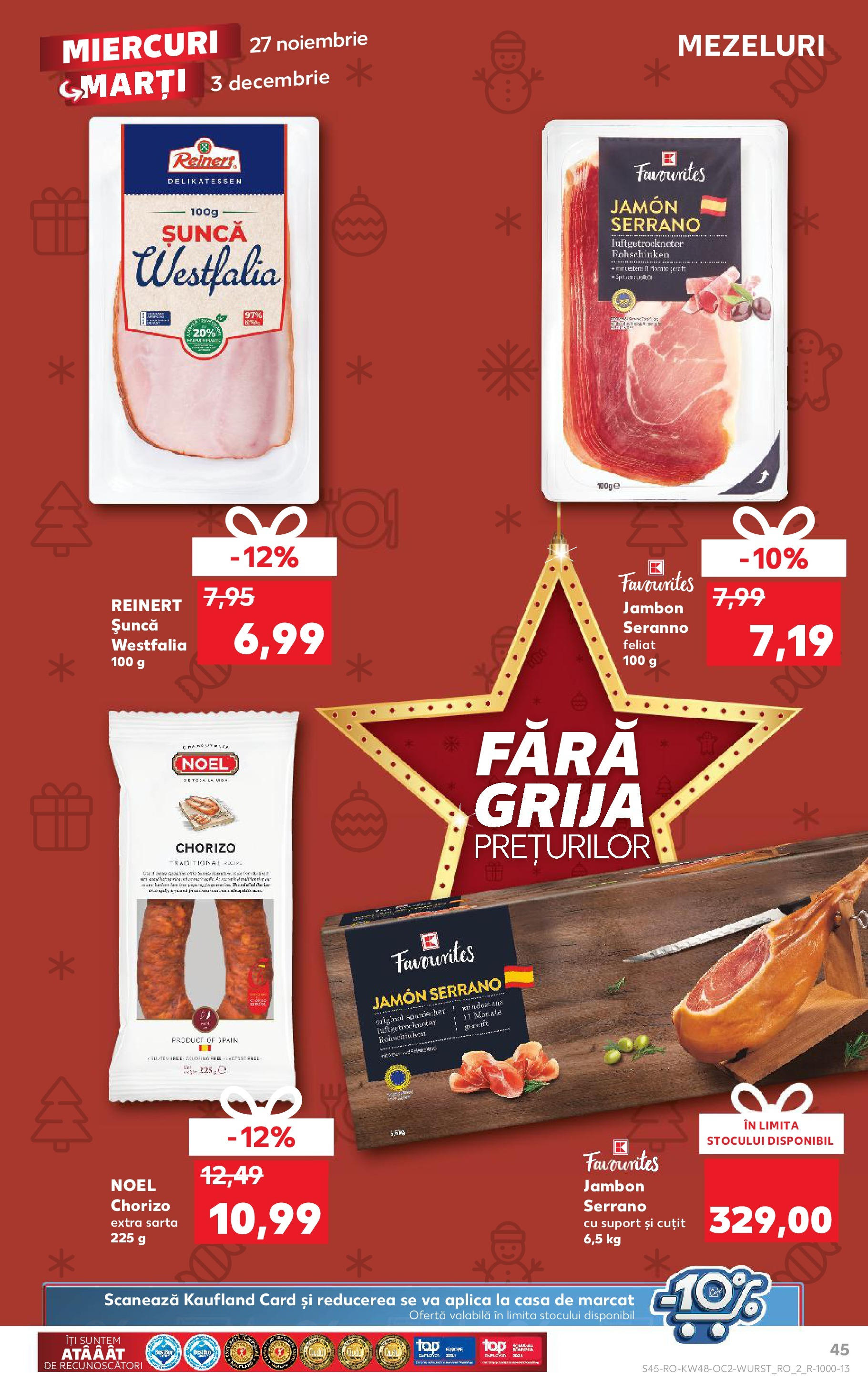 Catalog Kaufland 27 Noiembrie - 3 Decembrie 2024 | Pagina 45