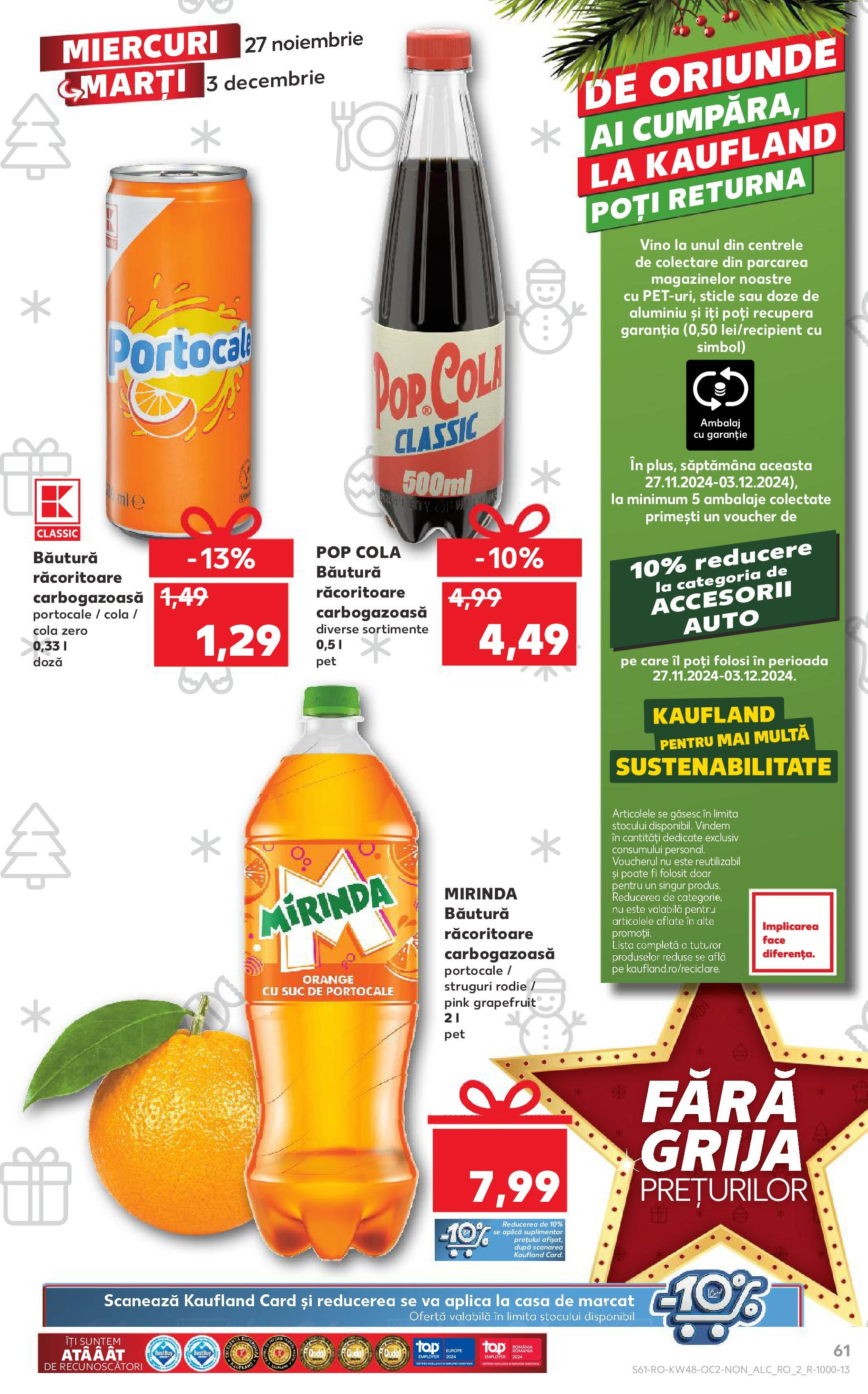 Catalog Kaufland 27 Noiembrie - 3 Decembrie 2024 | Pagina 61