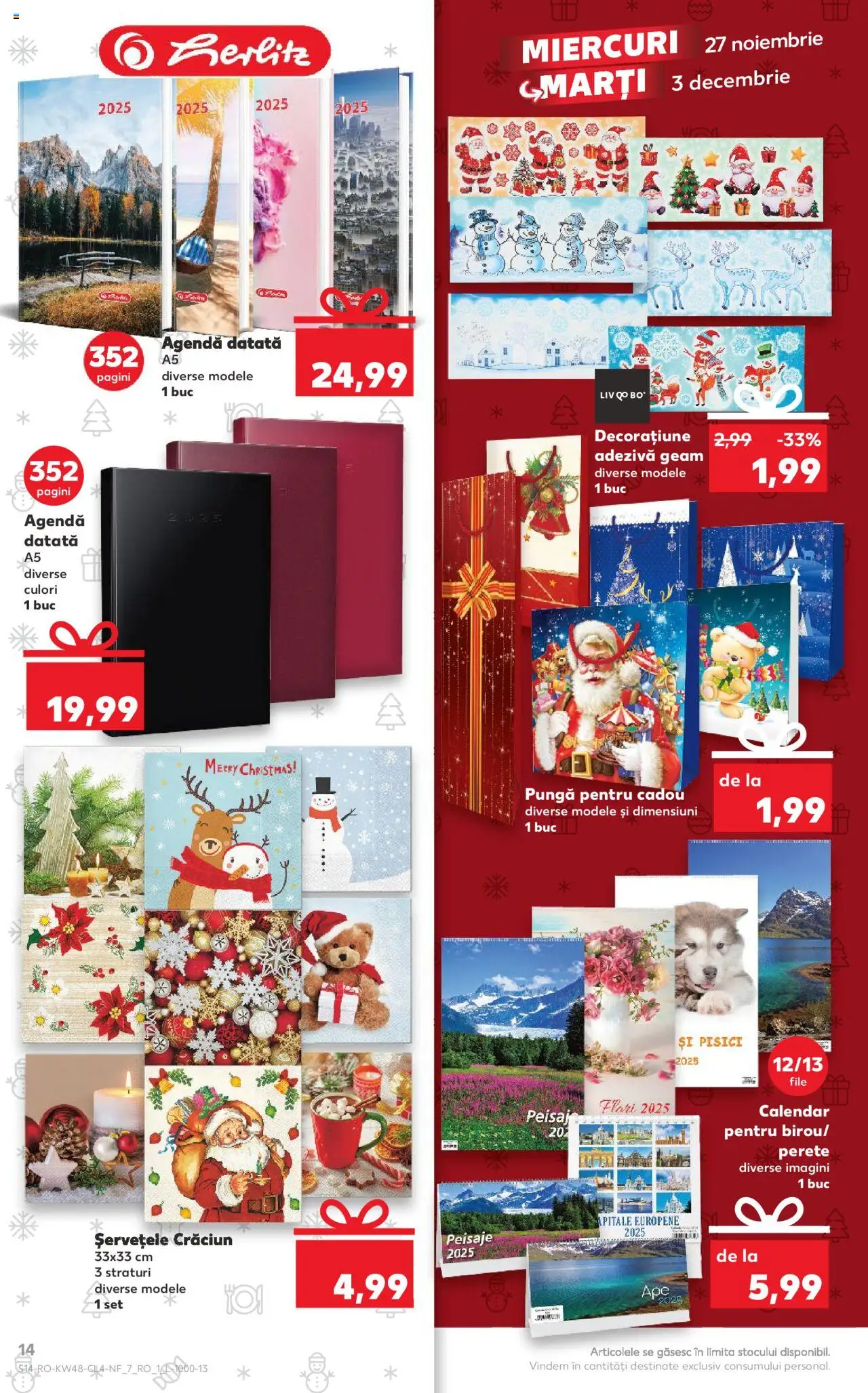 Catalog Kaufland 27 Noiembrie - 3 Decembrie 2024 | Pagina 14