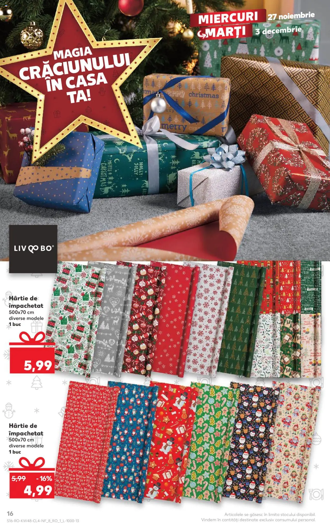 Catalog Kaufland 27 Noiembrie - 3 Decembrie 2024 | Pagina 16