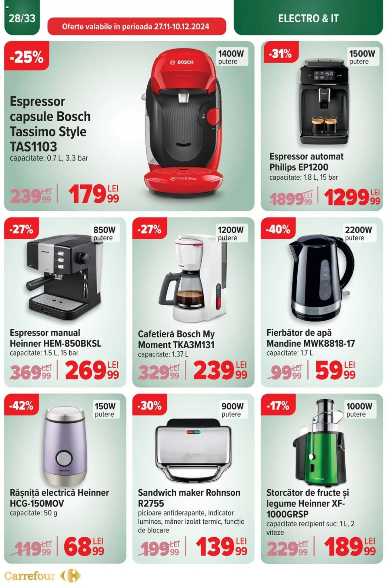Catalog Carrefour 27 Noiembrie - 10 Decembrie 2024 | Pagina 28