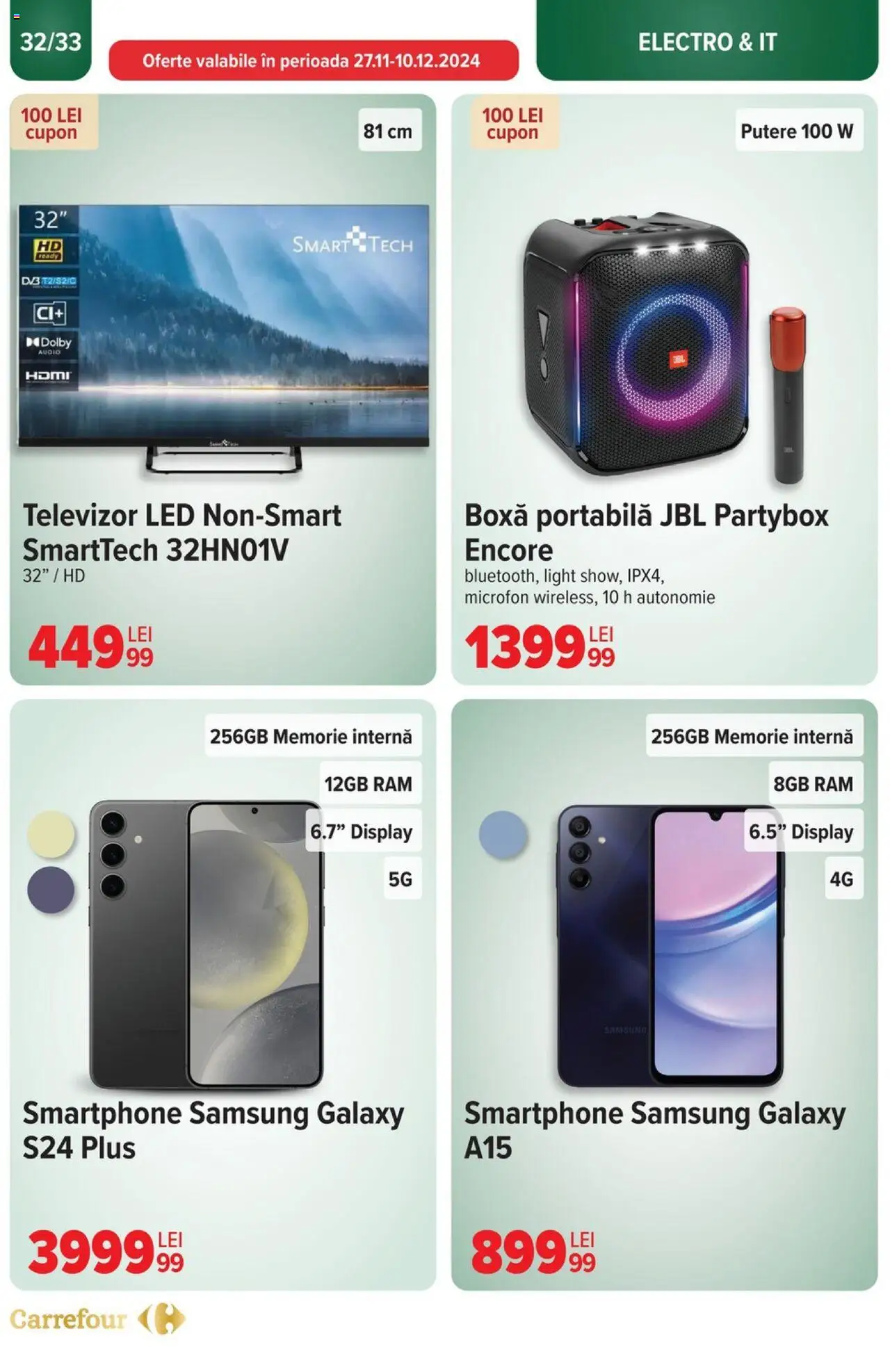 Catalog Carrefour 27 Noiembrie - 10 Decembrie 2024 | Pagina 32