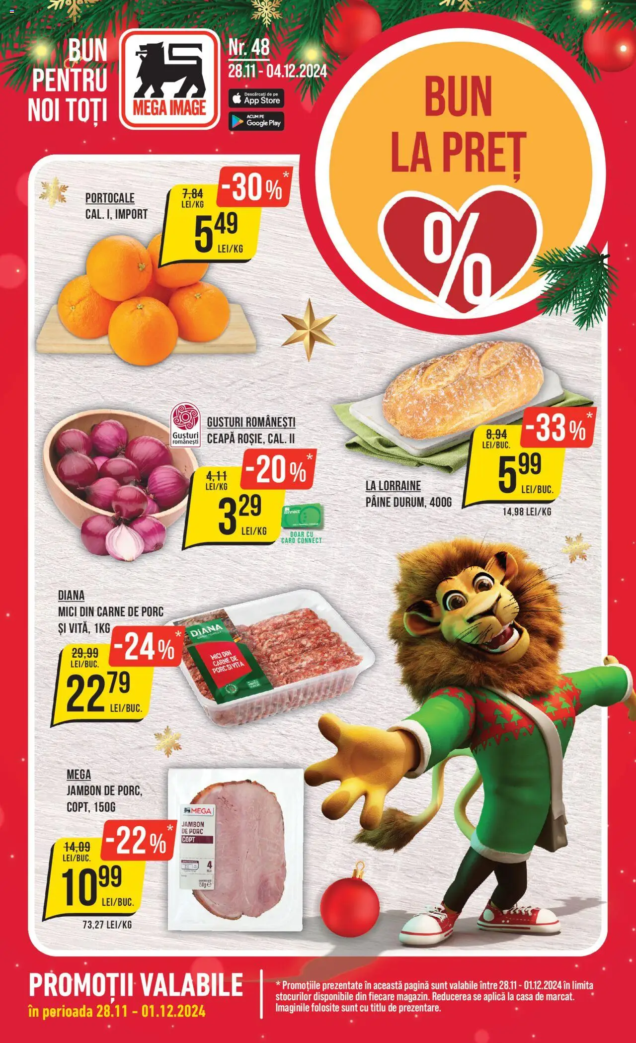 Catalog Mega Image 28 Noiembrie - 4 Decembrie 2024 | Pagina 1
