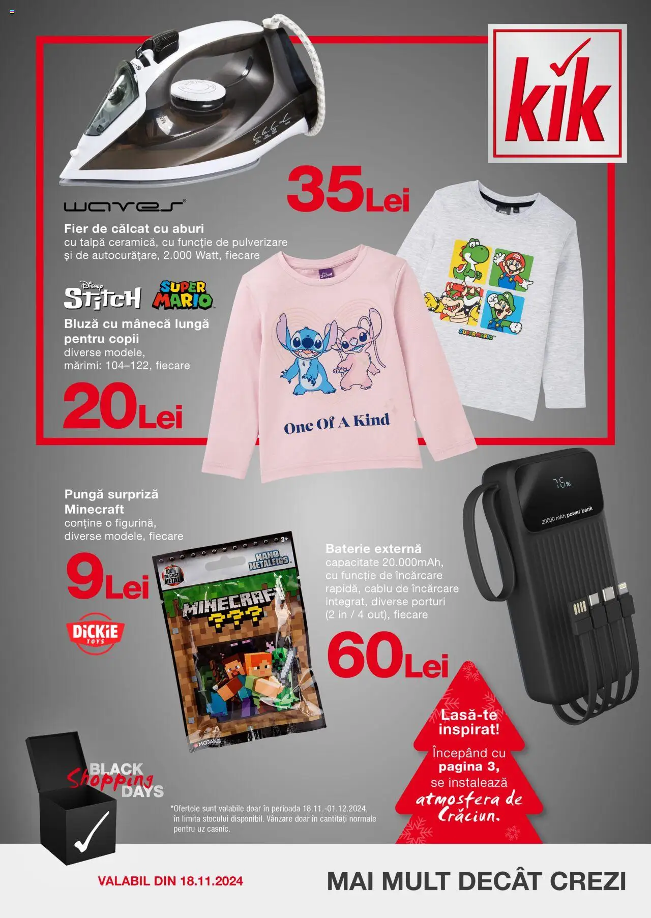 Catalog Kik 18 Noiembrie - 1 Decembrie 2024 | Pagina 1