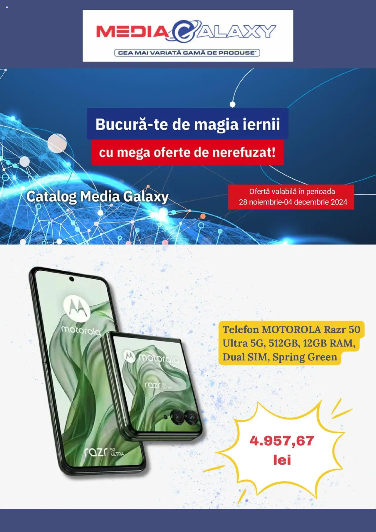 Catalog Media Galaxy 28 Noiembrie - 4 Decembrie 2024 | Pagina 1