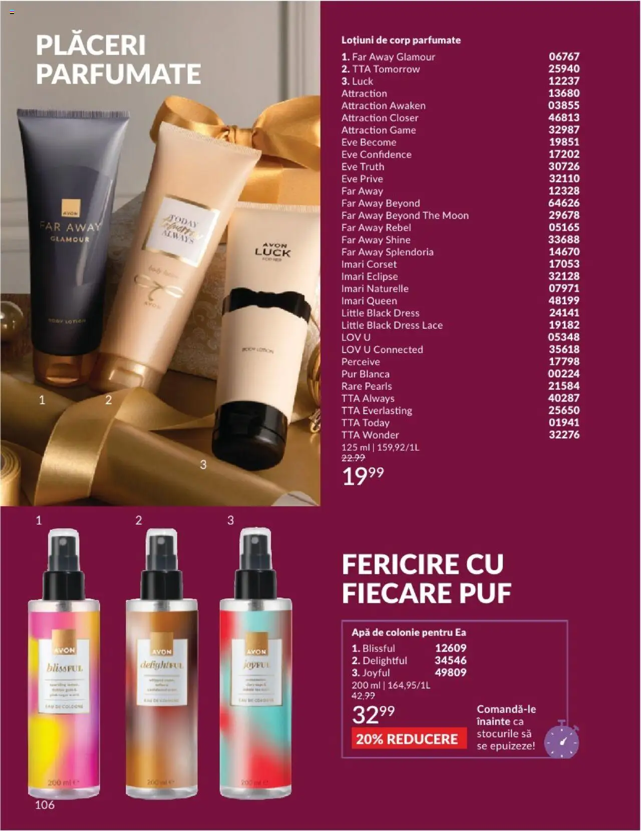 Catalog Avon 1 - 31 Decembrie 2024 | Pagina 106