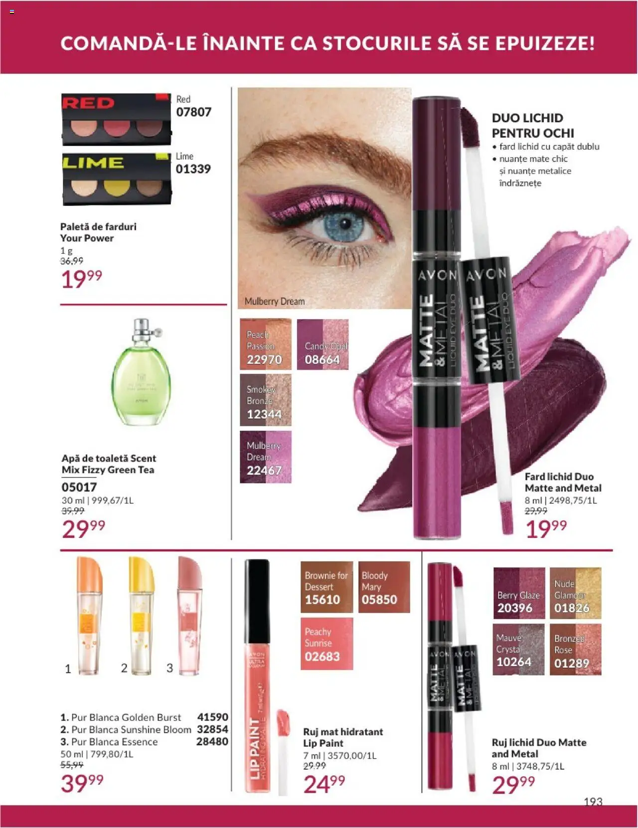 Catalog Avon 1 - 31 Decembrie 2024 | Pagina 193
