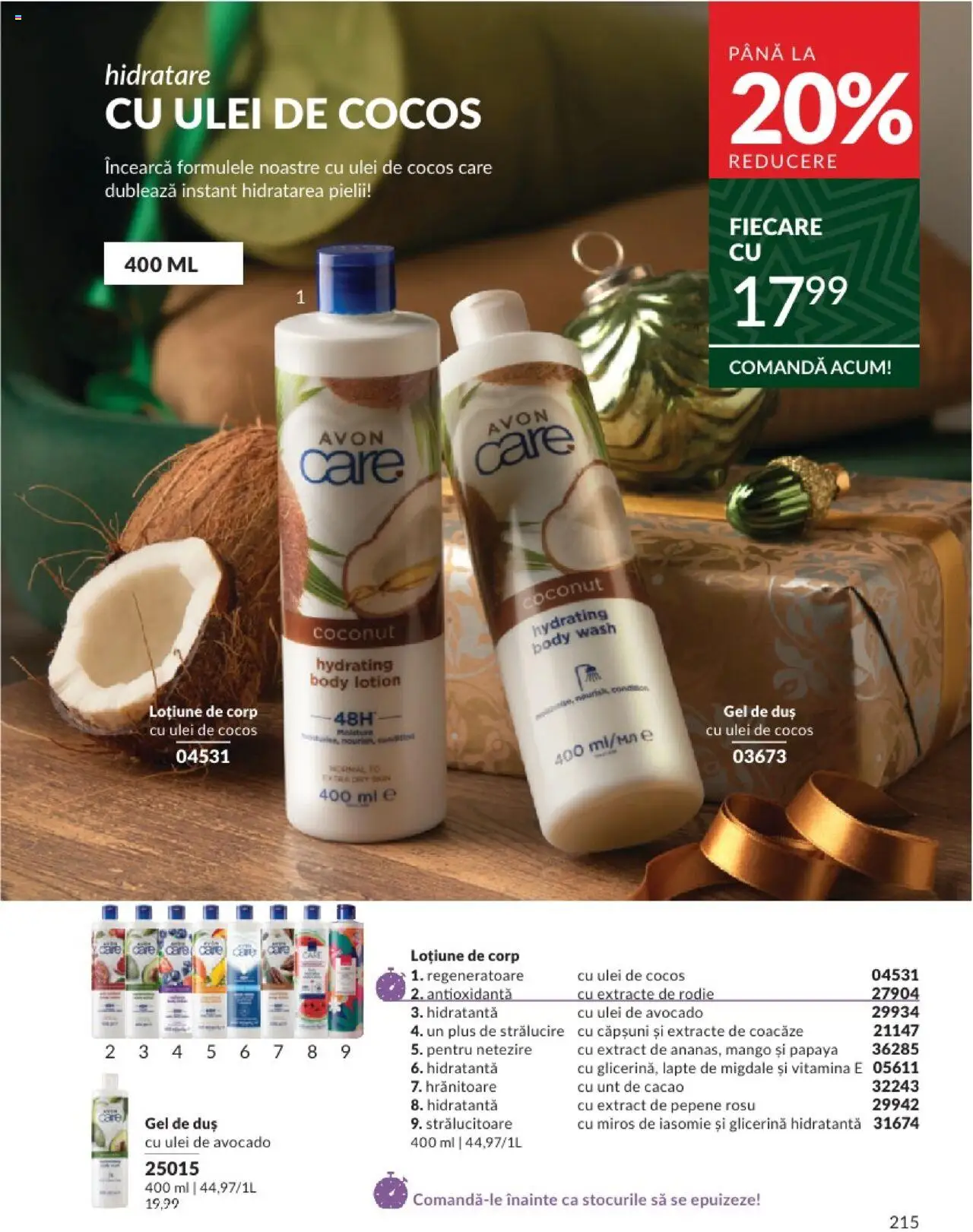 Catalog Avon 1 - 31 Decembrie 2024 | Pagina 215