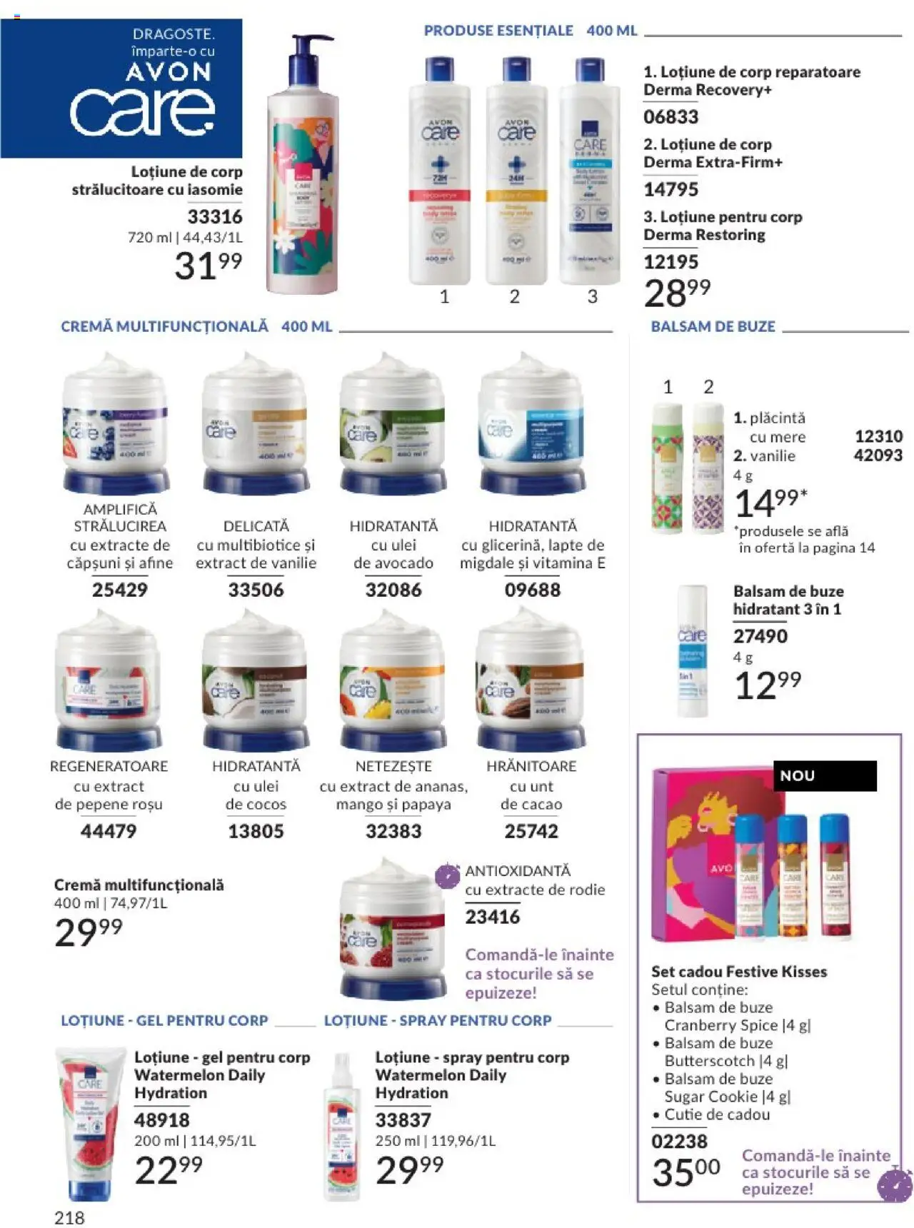 Catalog Avon 1 - 31 Decembrie 2024 | Pagina 218