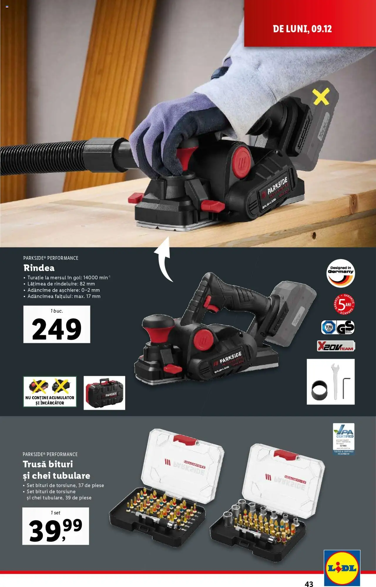 Catalog LIDL 9 - 15 Decembrie 2024 | Pagina 43
