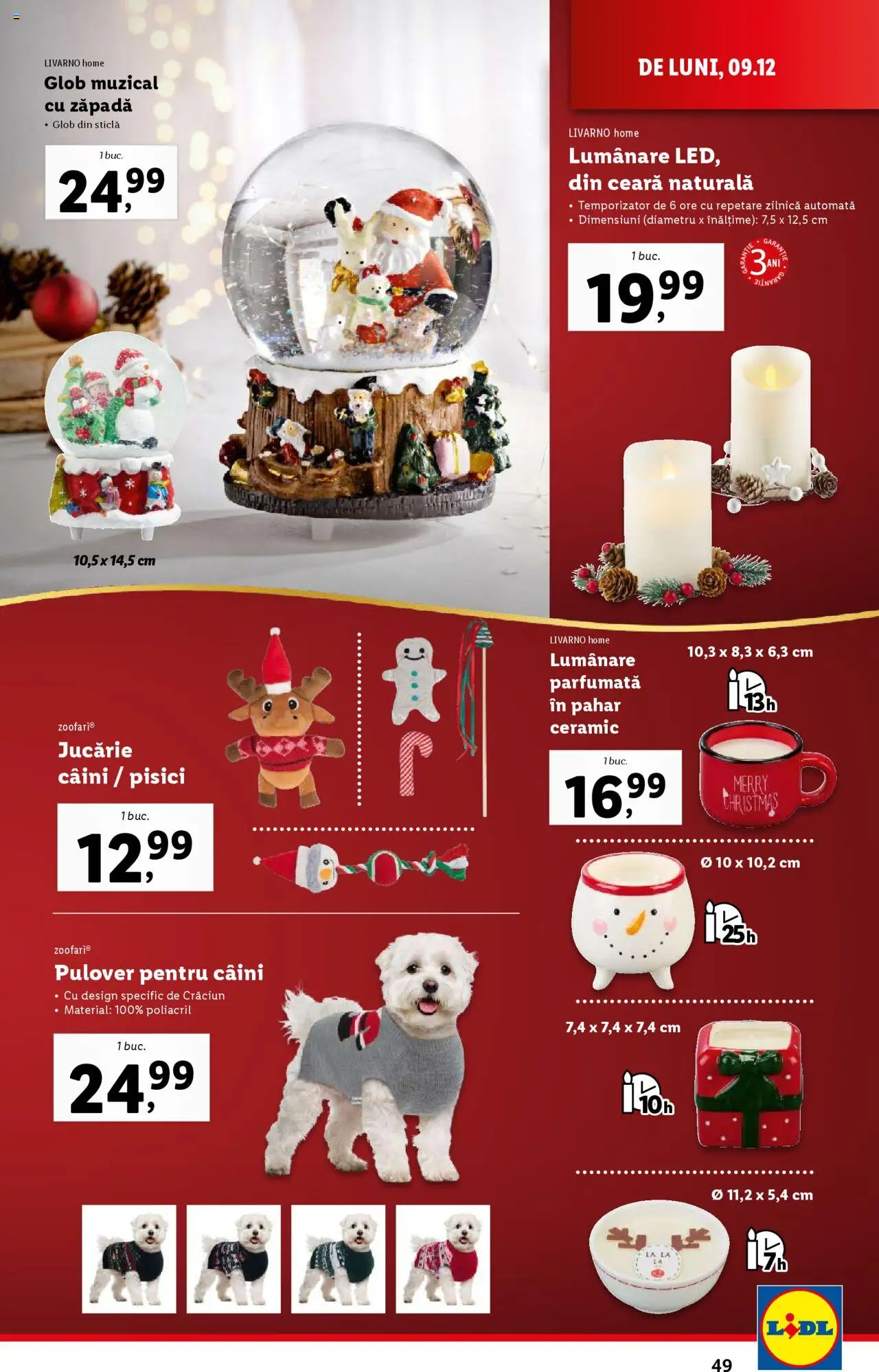 Catalog LIDL 9 - 15 Decembrie 2024 | Pagina 49