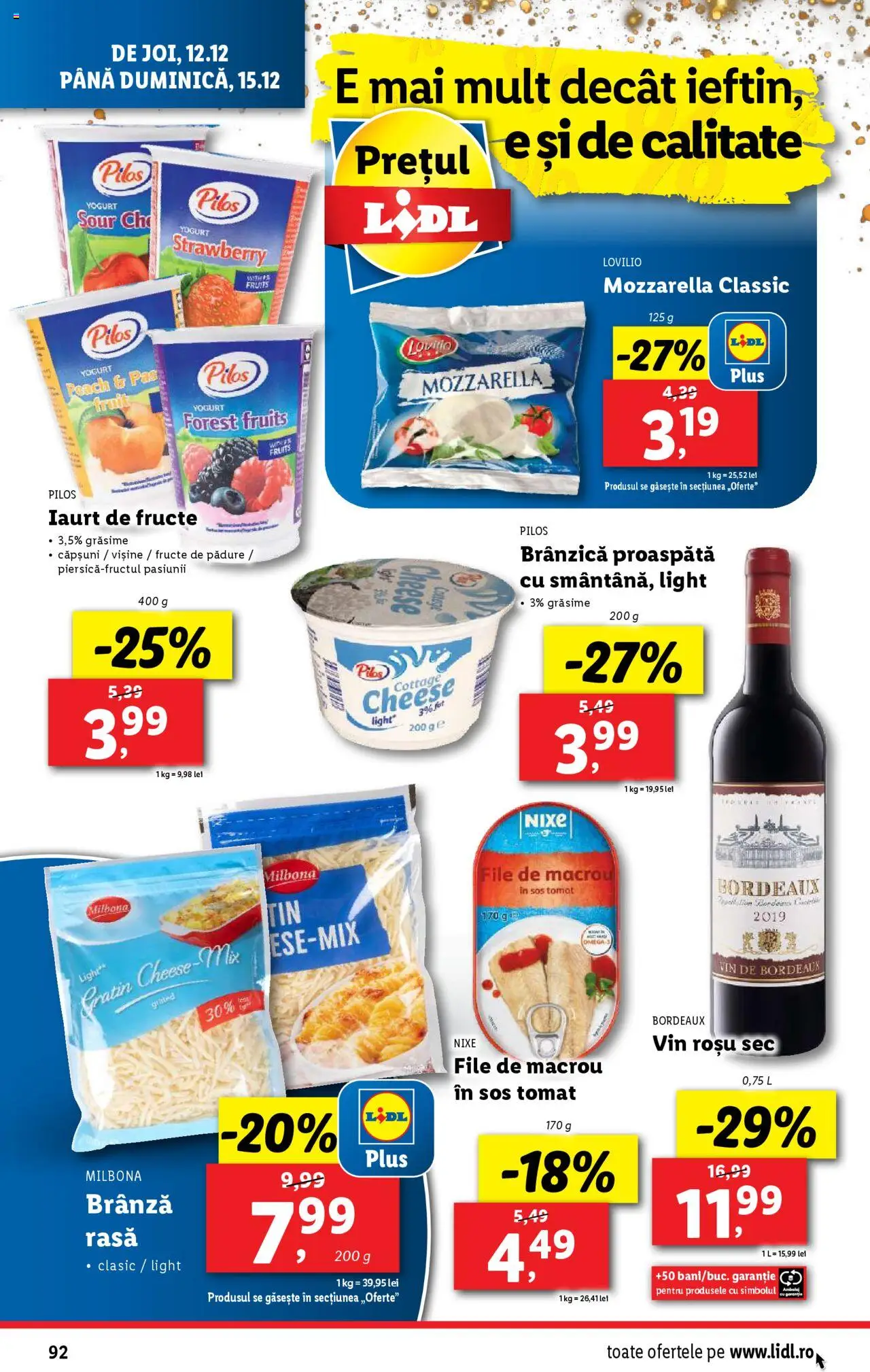 Catalog LIDL 9 - 15 Decembrie 2024 | Pagina 92