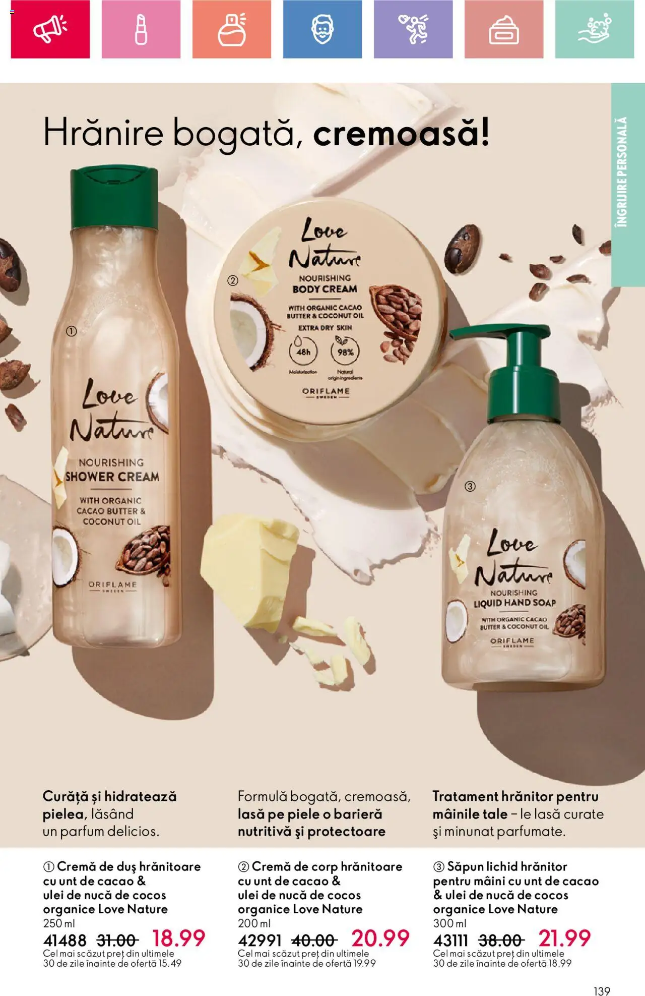 Catalog Oriflame 29 Decembrie 2024 - 18 Ianuarie 2025 | Pagina 139