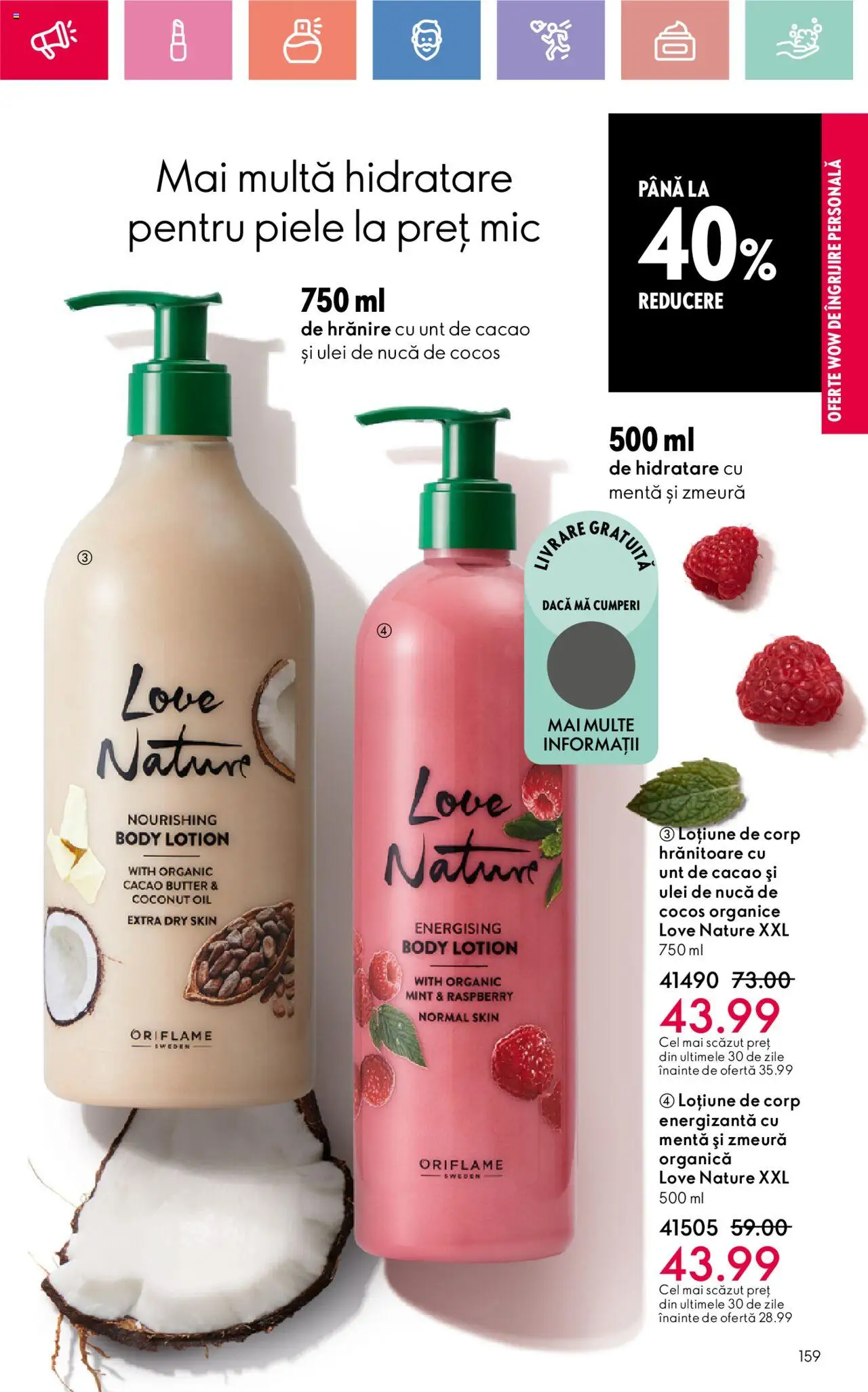 Catalog Oriflame 29 Decembrie 2024 - 18 Ianuarie 2025 | Pagina 159