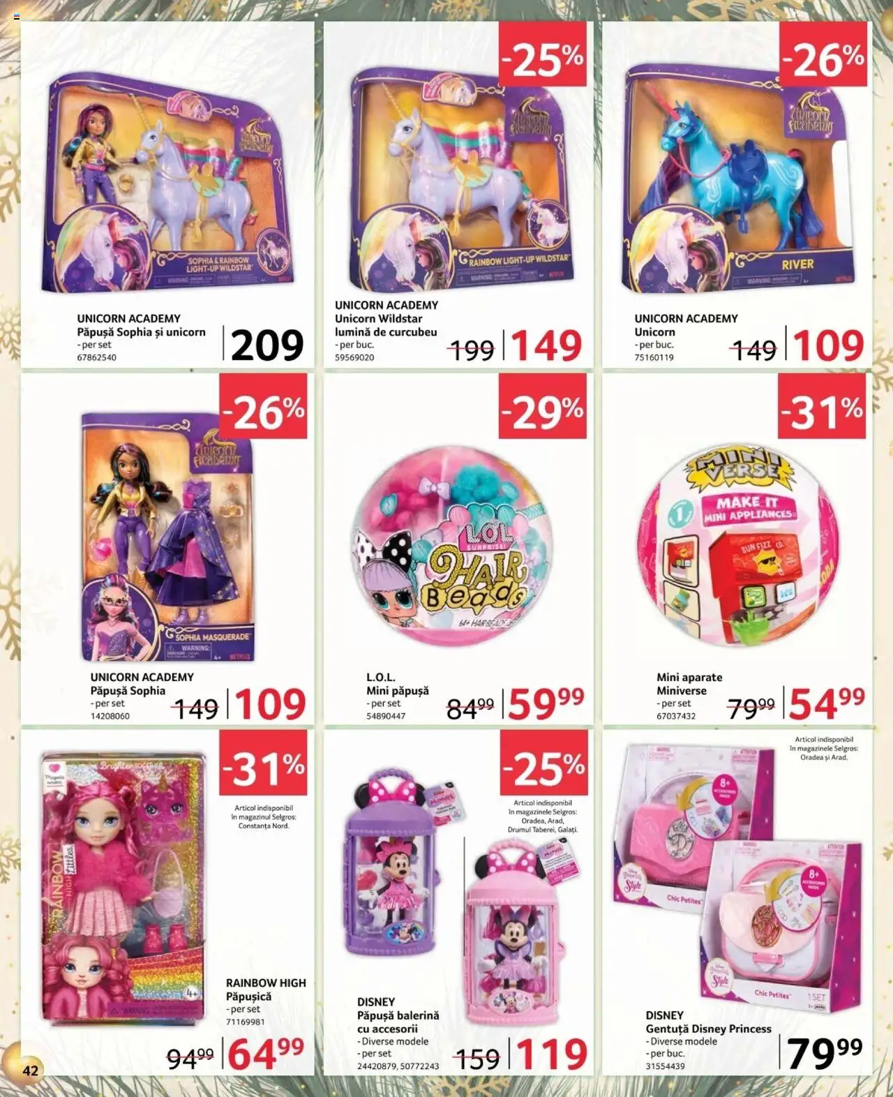 Catalog Selgros 6 - 24 Decembrie 2024 | Pagina 42