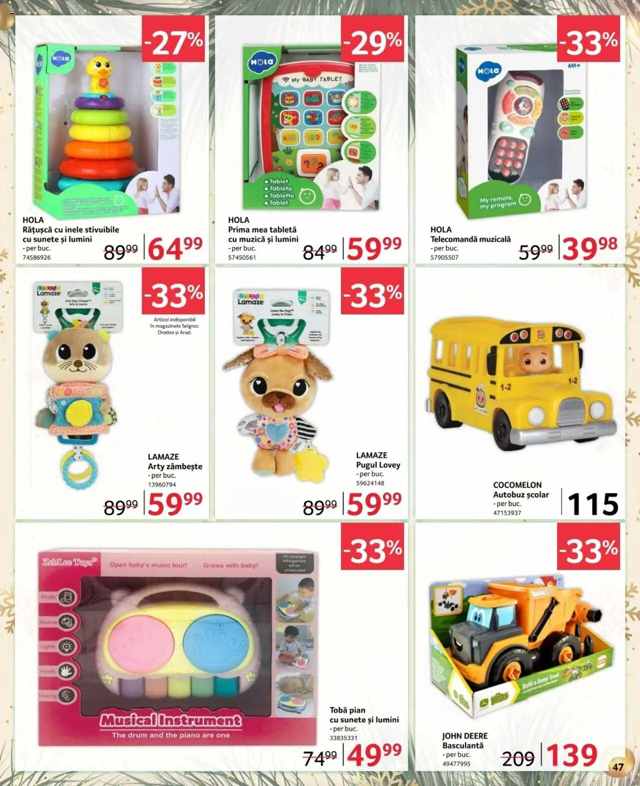 Catalog Selgros 6 - 24 Decembrie 2024 | Pagina 47