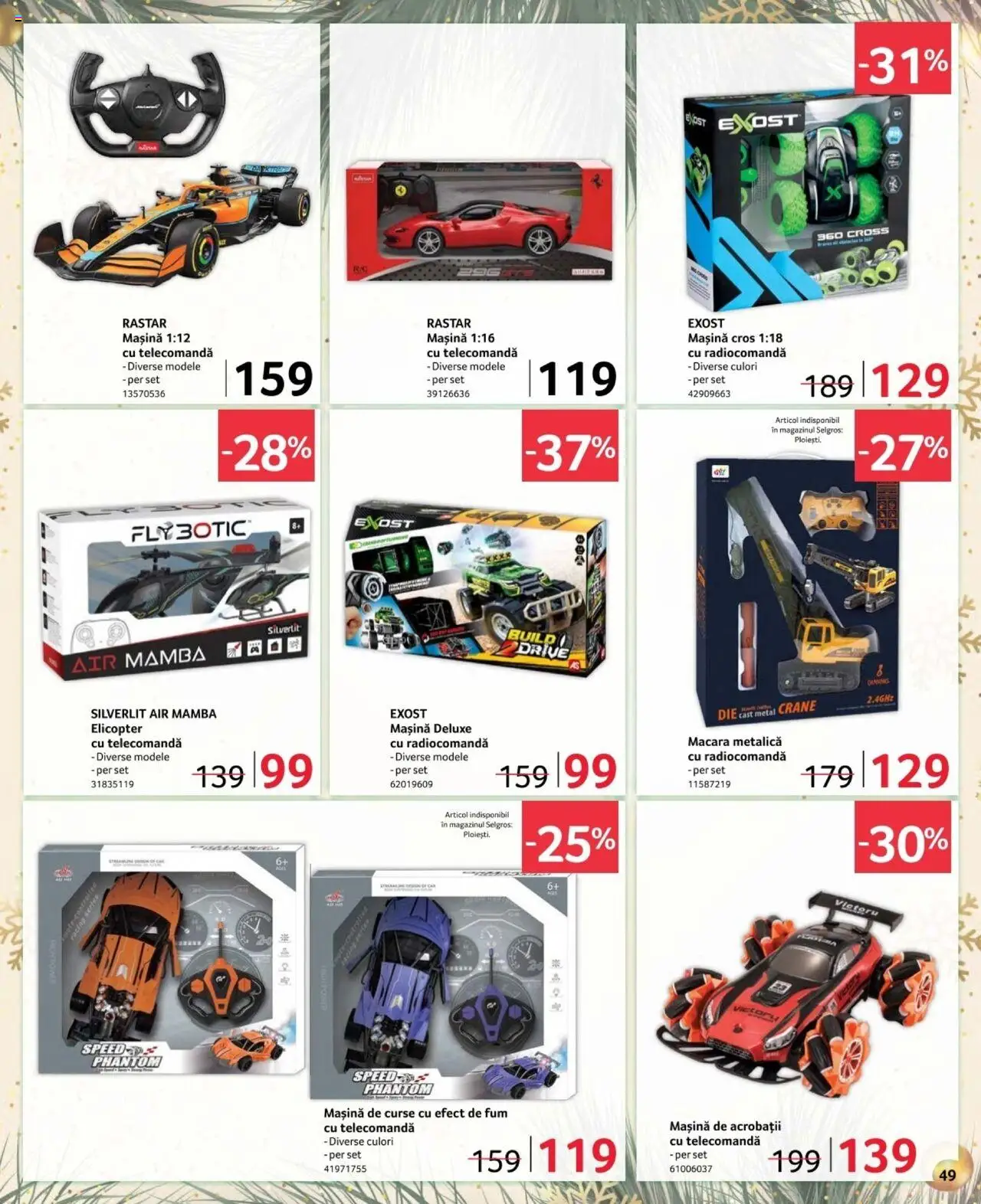 Catalog Selgros 6 - 24 Decembrie 2024 | Pagina 49