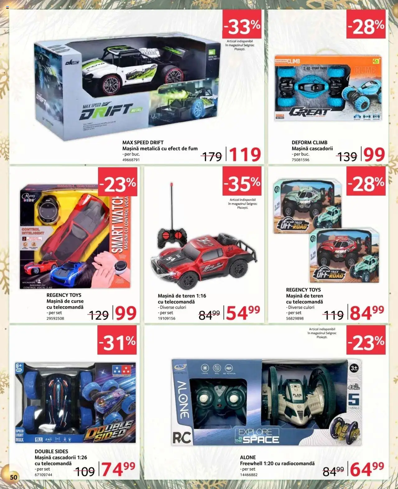 Catalog Selgros 6 - 24 Decembrie 2024 | Pagina 50