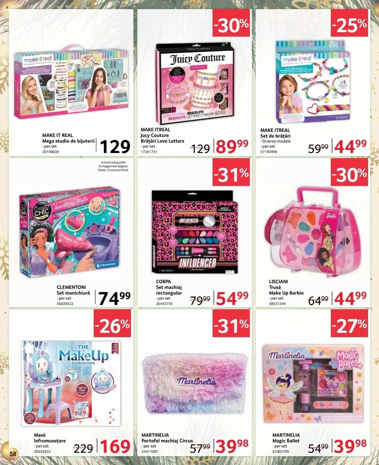 Catalog Selgros 6 - 24 Decembrie 2024 | Pagina 58