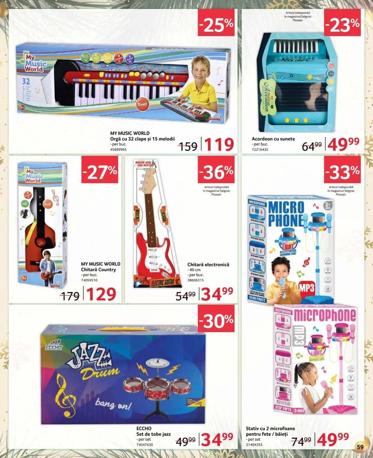 Catalog Selgros 6 - 24 Decembrie 2024 | Pagina 59
