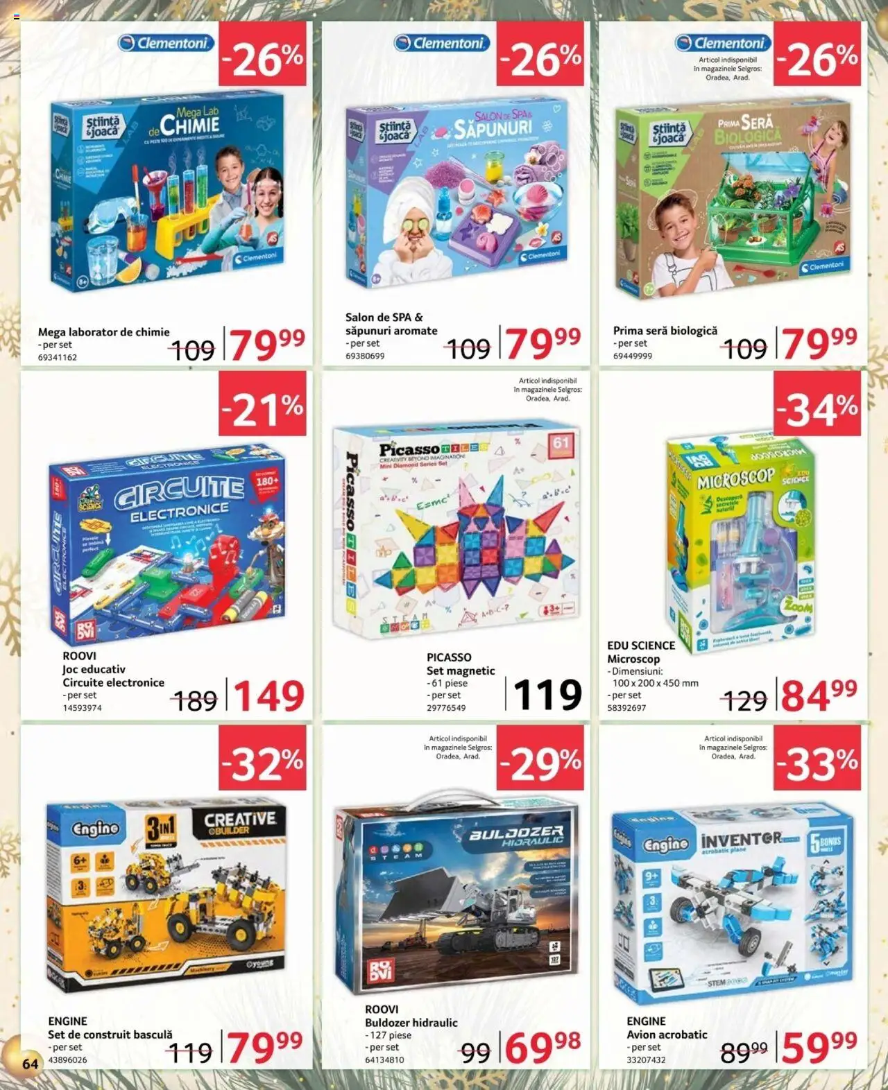 Catalog Selgros 6 - 24 Decembrie 2024 | Pagina 64