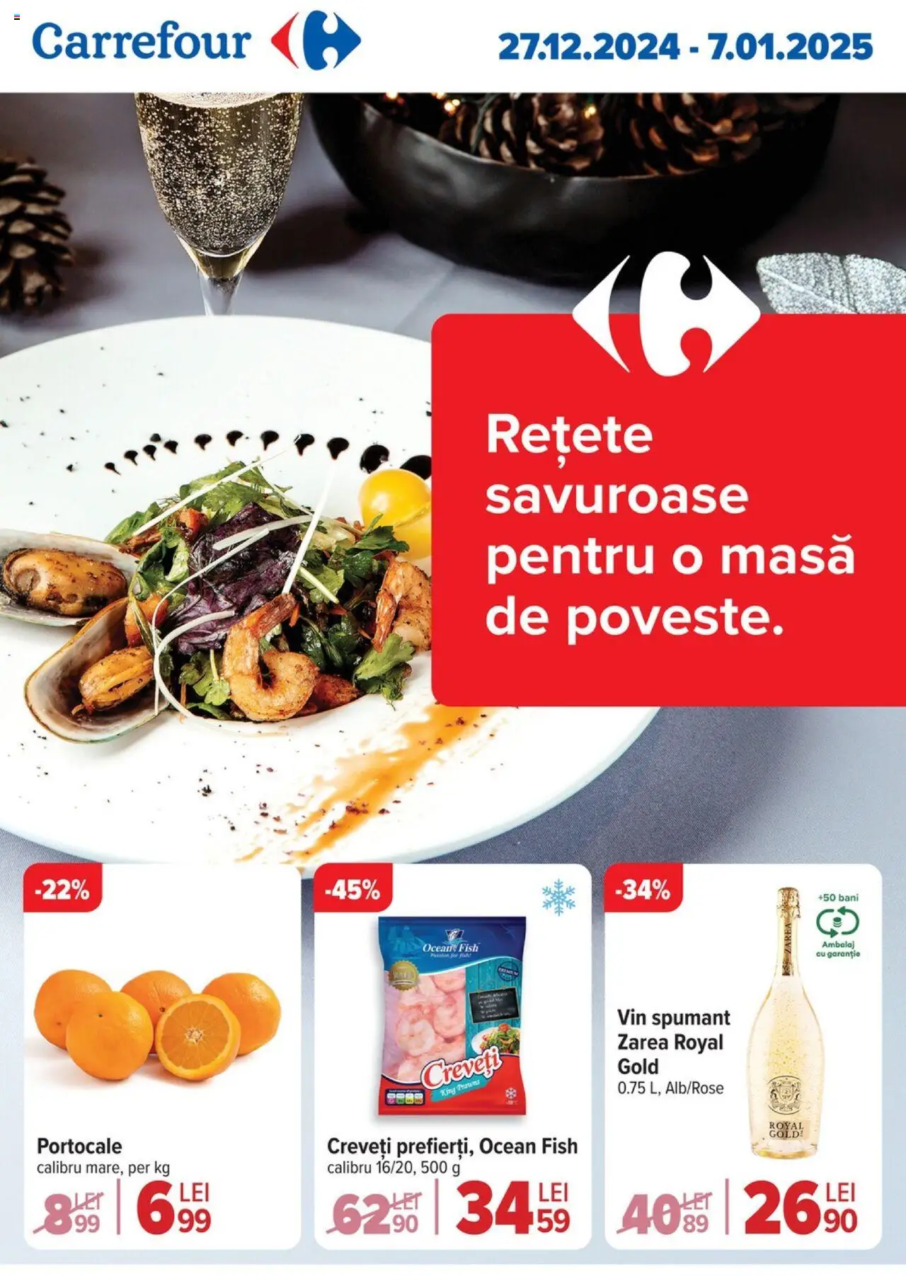 Catalog Carrefour 27 Decembrie 2024 - 7 Ianuarie 2025 | Pagina 1