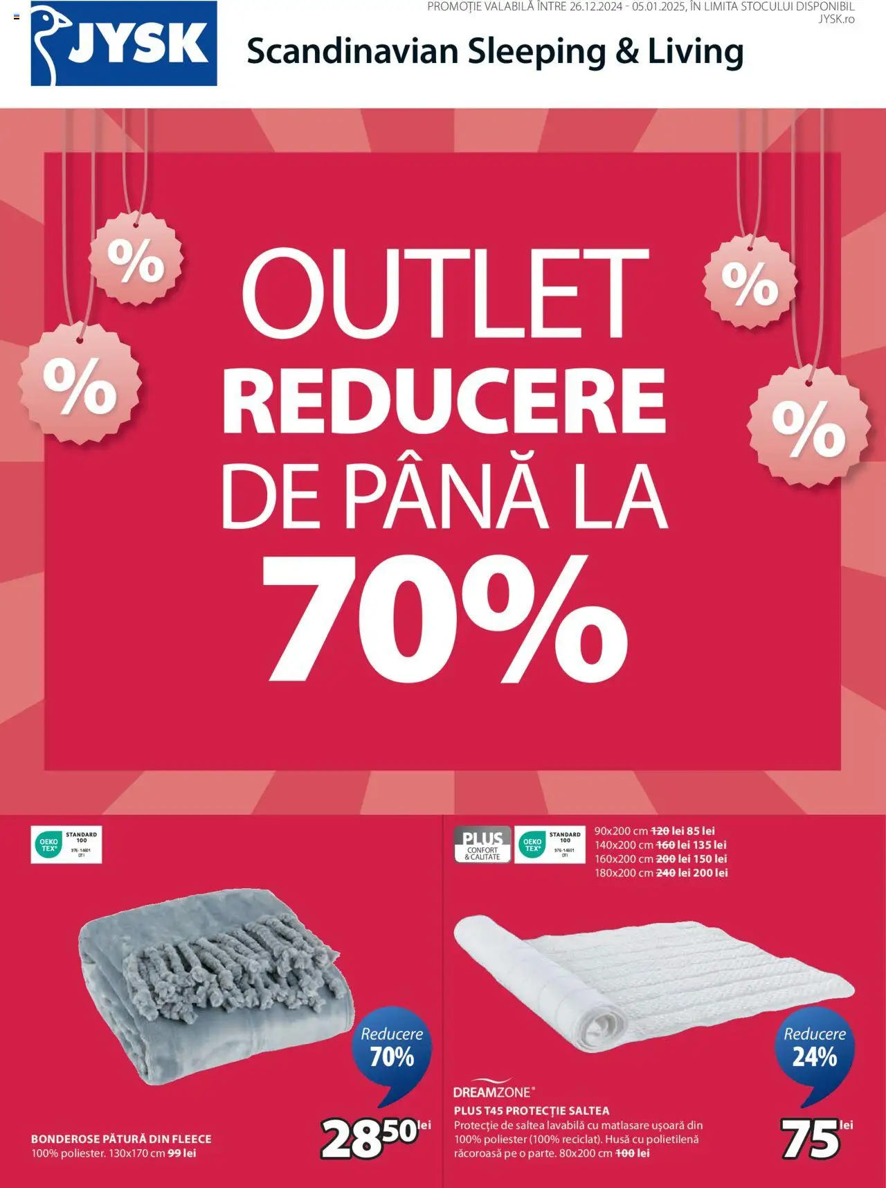 Catalog JYSK 26 Decembrie 2024 - 5 Ianuarie 2025 | Pagina 1