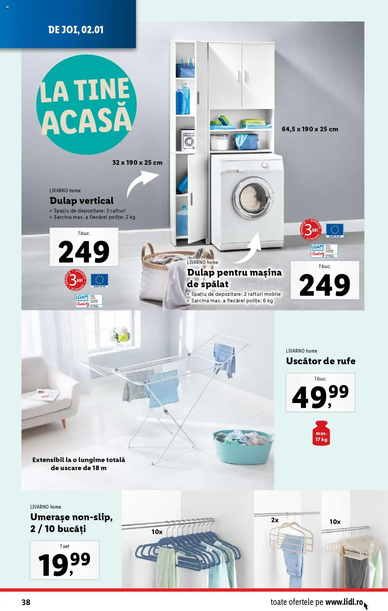 Catalog LIDL 2 - 5 Ianuarie 2025 | Pagina 38