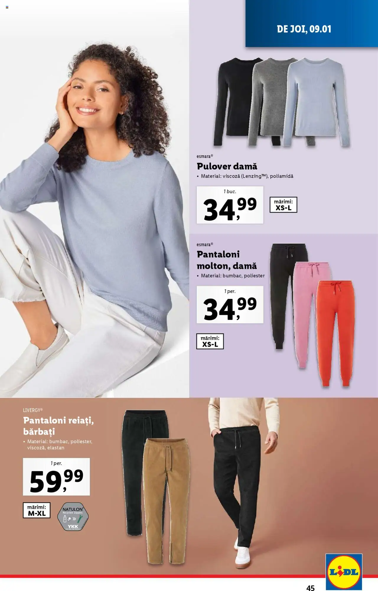 Catalog LIDL 6 - 12 Ianuarie 2025 | Pagina 45