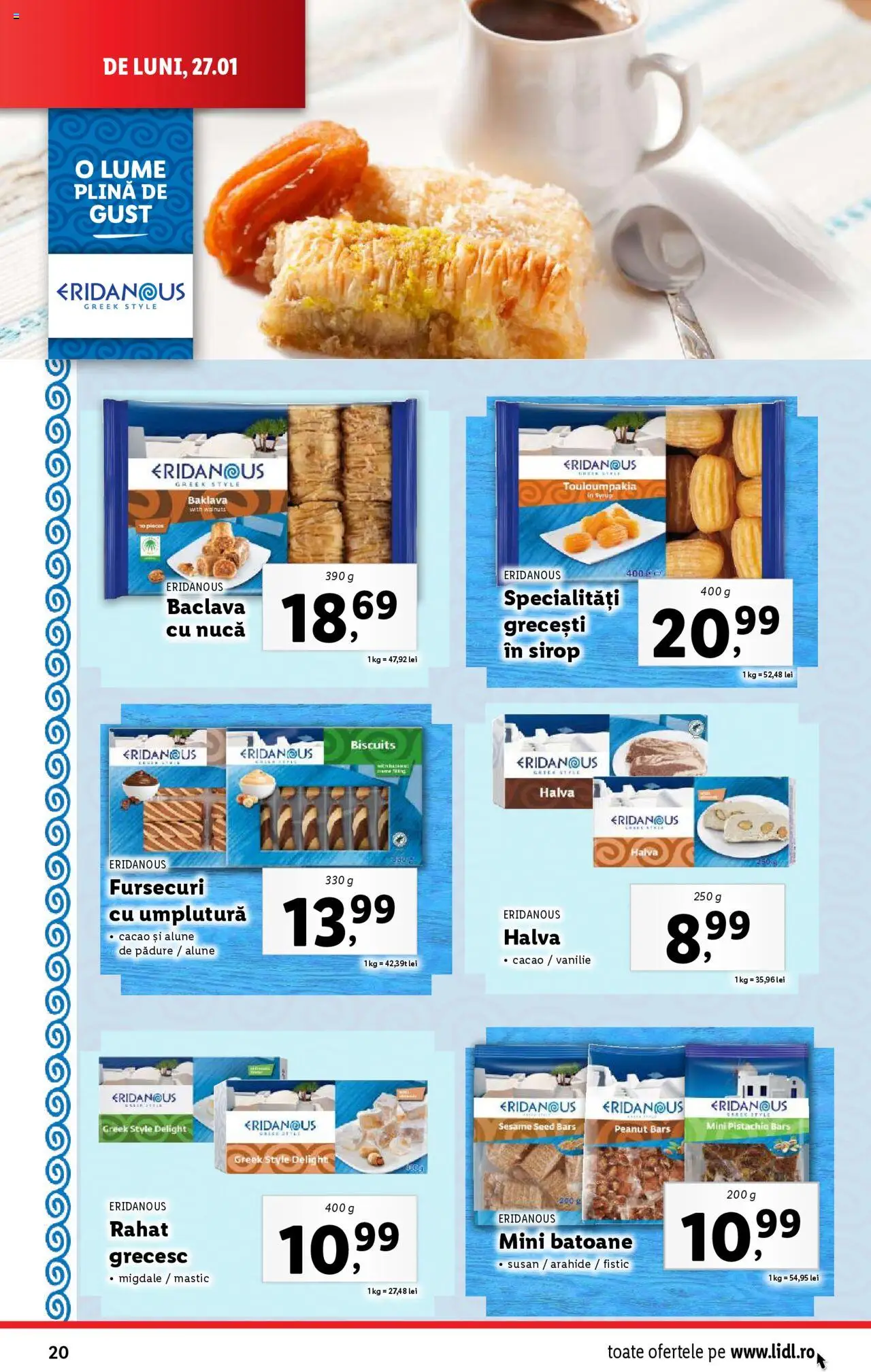 Catalog LIDL 27 Ianuarie - 2 Februarie 2025 | Pagina 20 | Produse: Migdale, Alune, Fistic, Cacao