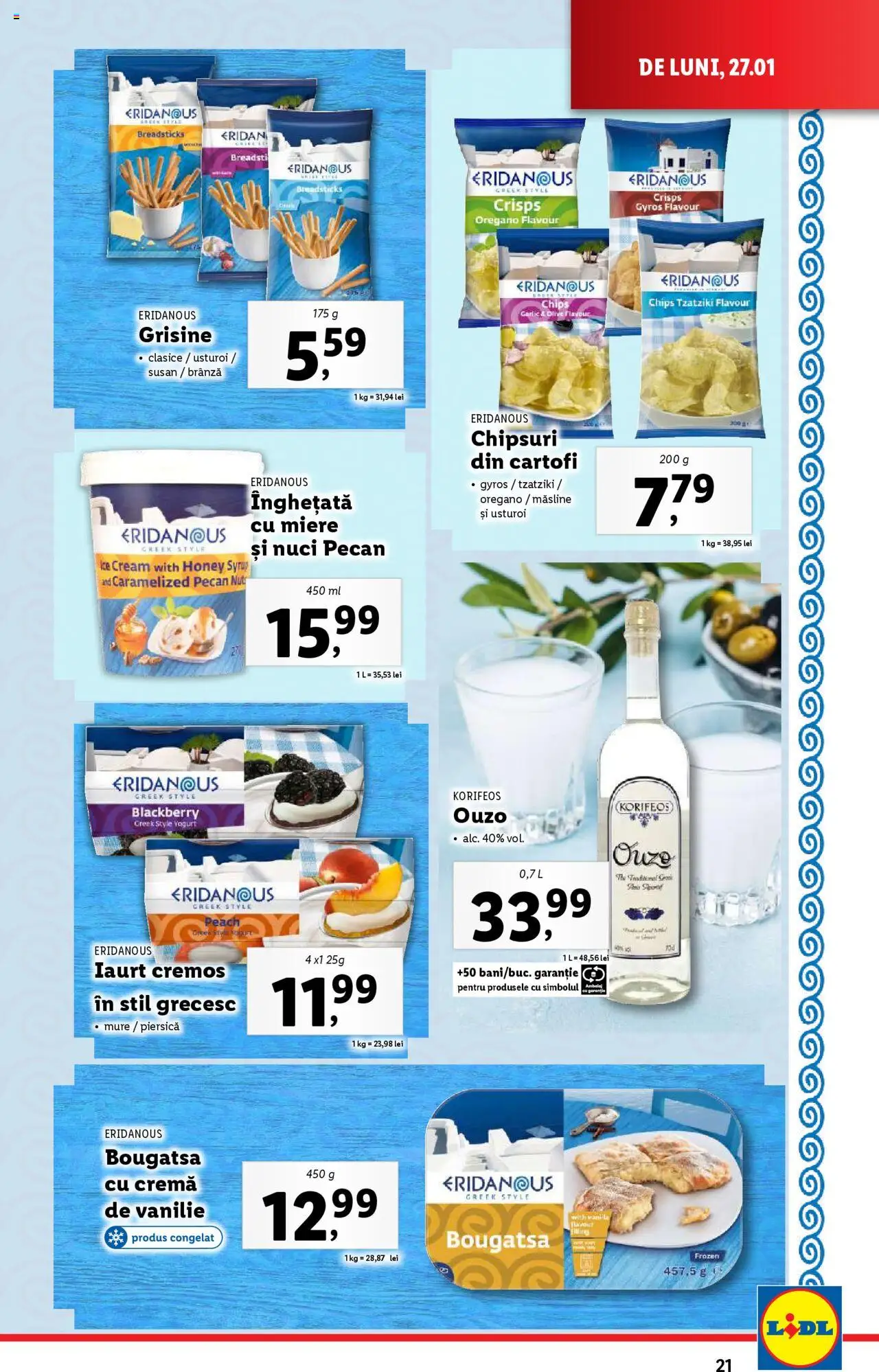 Catalog LIDL 27 Ianuarie - 2 Februarie 2025 | Pagina 21 | Produse: Măsline, Brânză, Iaurt, Nuci