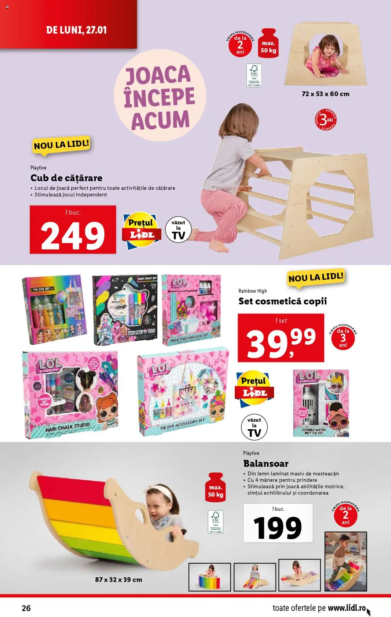 Catalog LIDL 27 Ianuarie - 2 Februarie 2025 | Pagina 26 | Produse: Balansoar