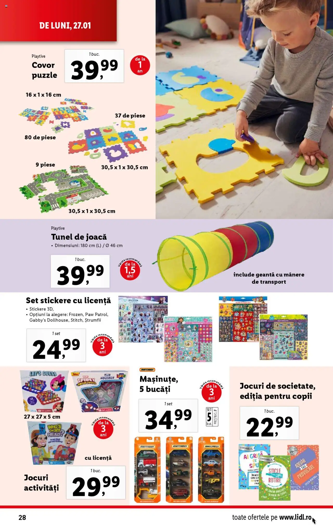 Catalog LIDL 27 Ianuarie - 2 Februarie 2025 | Pagina 28 | Produse: Geantă, Covor