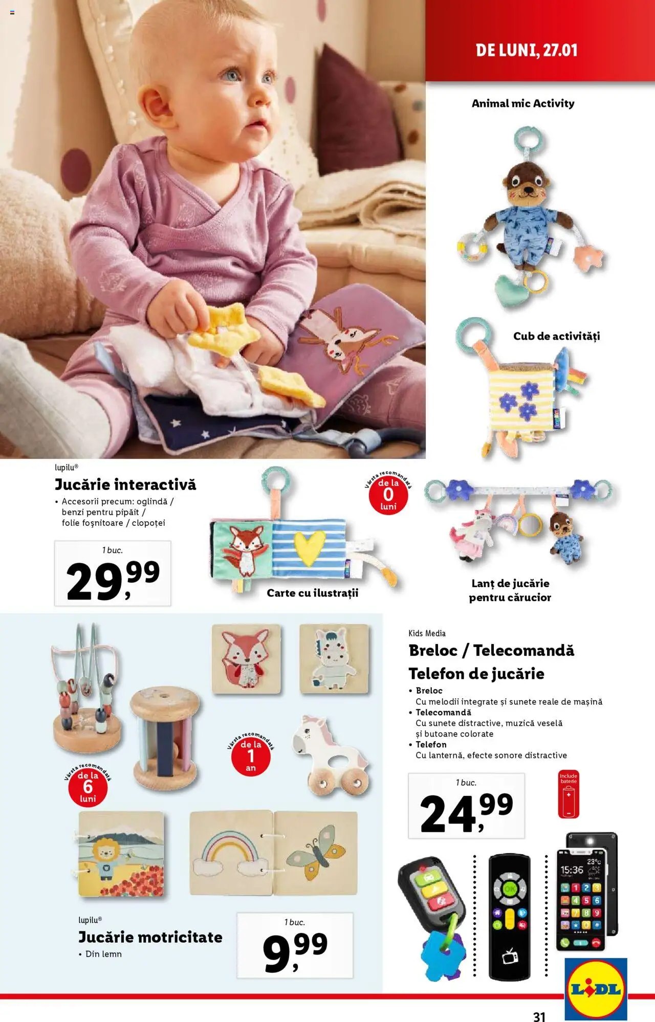 Catalog LIDL 27 Ianuarie - 2 Februarie 2025 | Pagina 31 | Produse: Telefon, Baterie, Oglindă