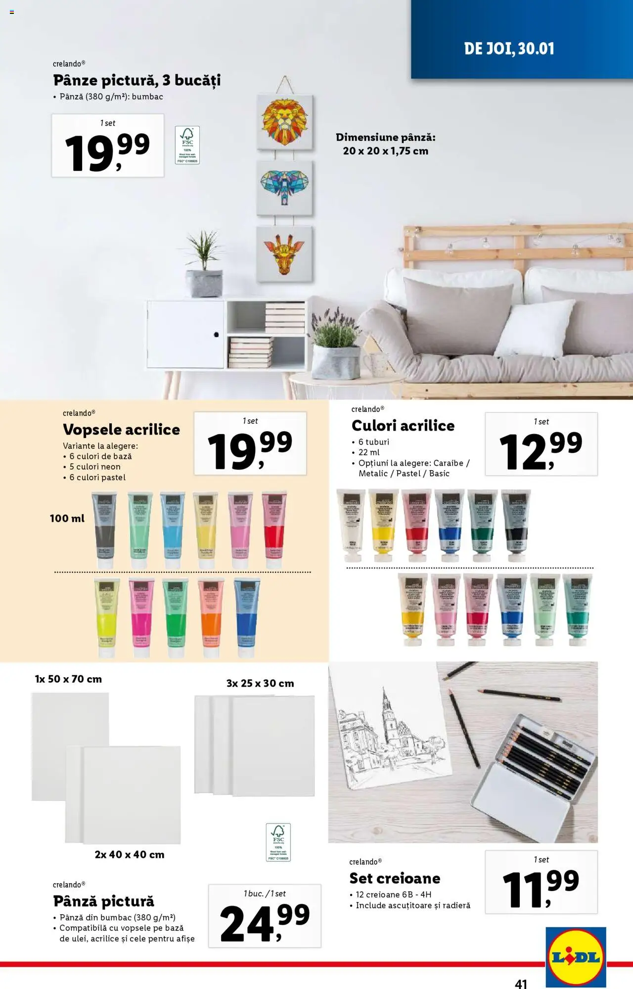 Catalog LIDL 27 Ianuarie - 2 Februarie 2025 | Pagina 41 | Produse: Ascuțitoare