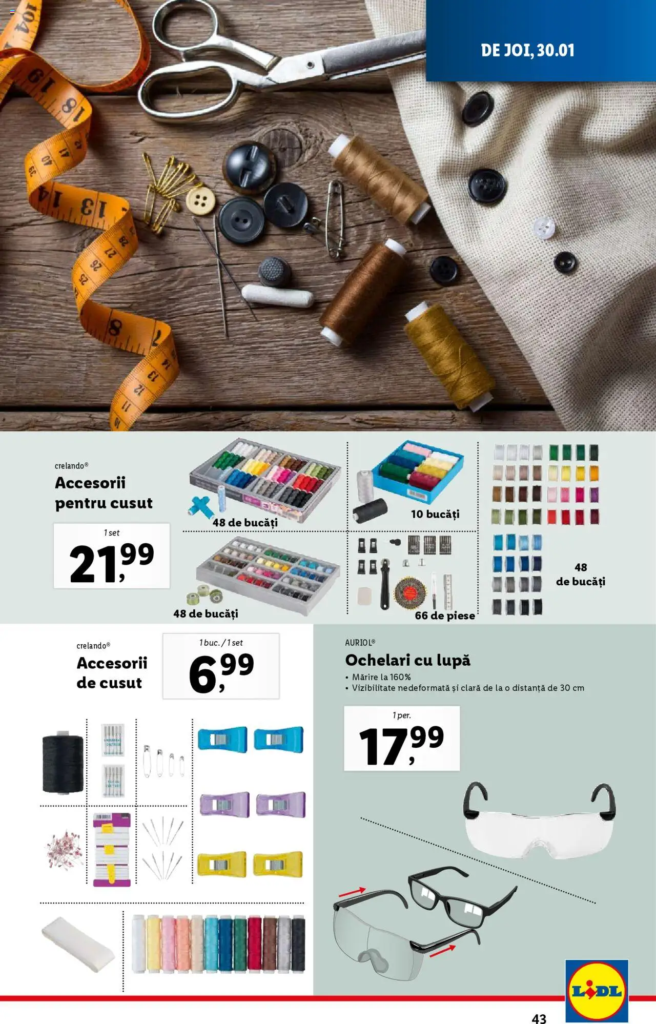 Catalog LIDL 27 Ianuarie - 2 Februarie 2025 | Pagina 43 | Produse: Ochelari