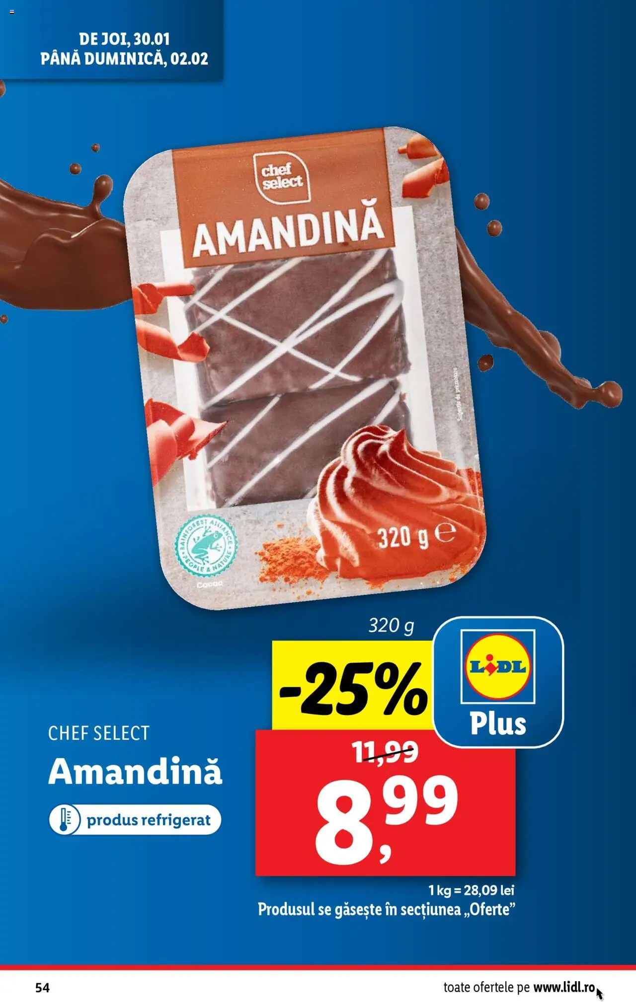 Catalog LIDL 27 Ianuarie - 2 Februarie 2025 | Pagina 54 | Produse: Amandină