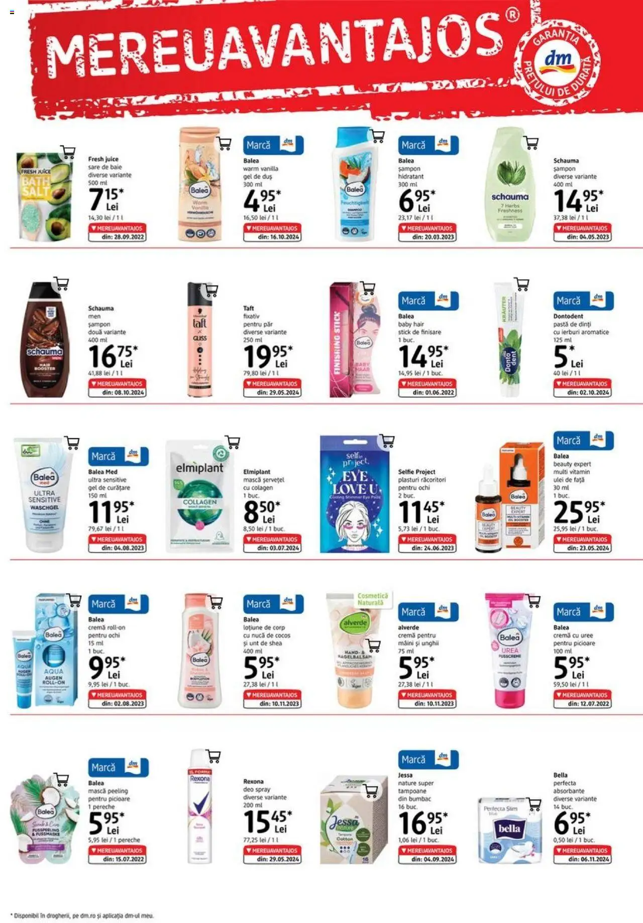 Catalog DM Drogerie Markt 23 Ianuarie - 18 Februarie 2025 | Pagina 2 | Produse: Sare de baie, Șampon, Gel de duș, Sare